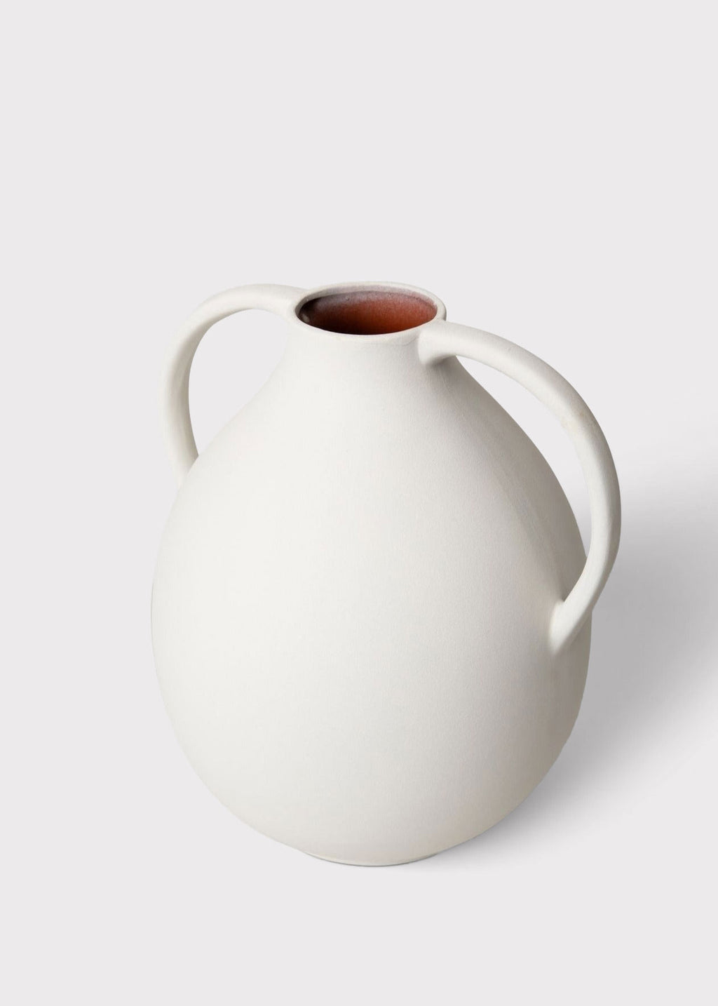 White Clay Jug Vase with Handles from Afloral