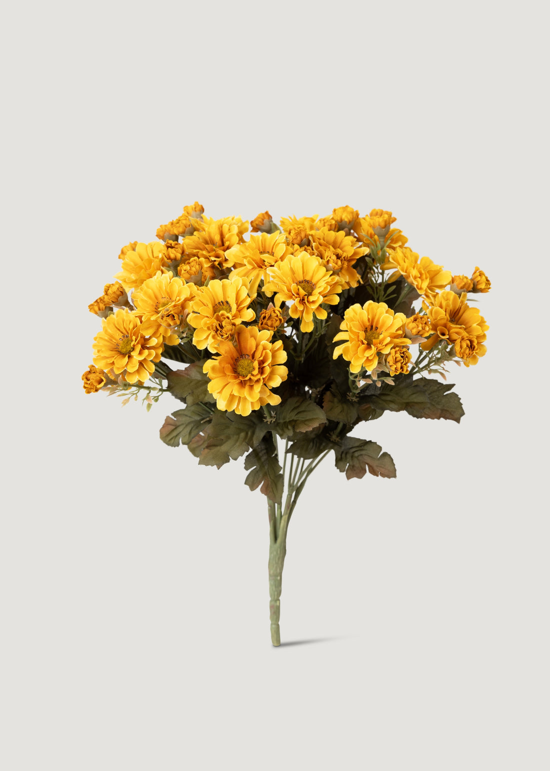 Artificial Mums in Yellow