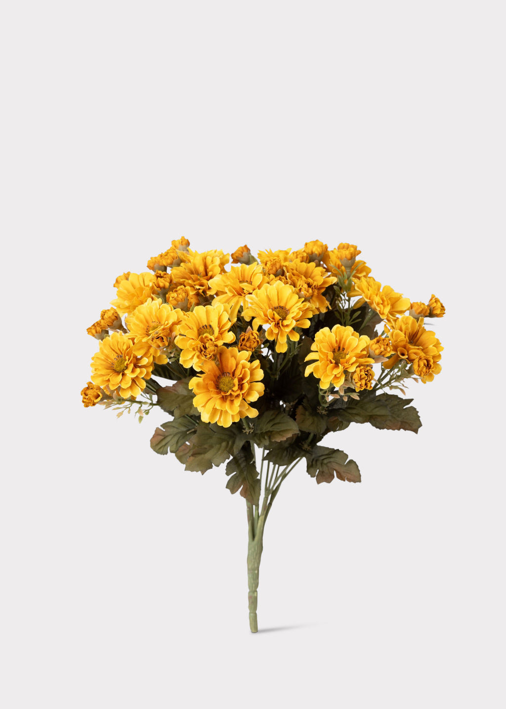 Artificial Mums in Yellow