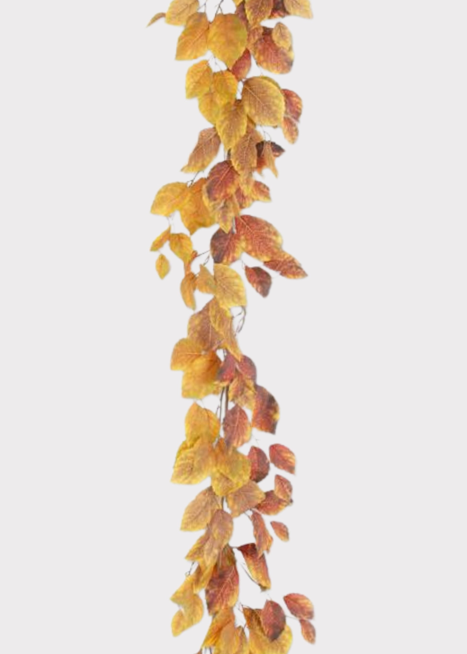 Yellow Artificial Birch Leaf Garland 