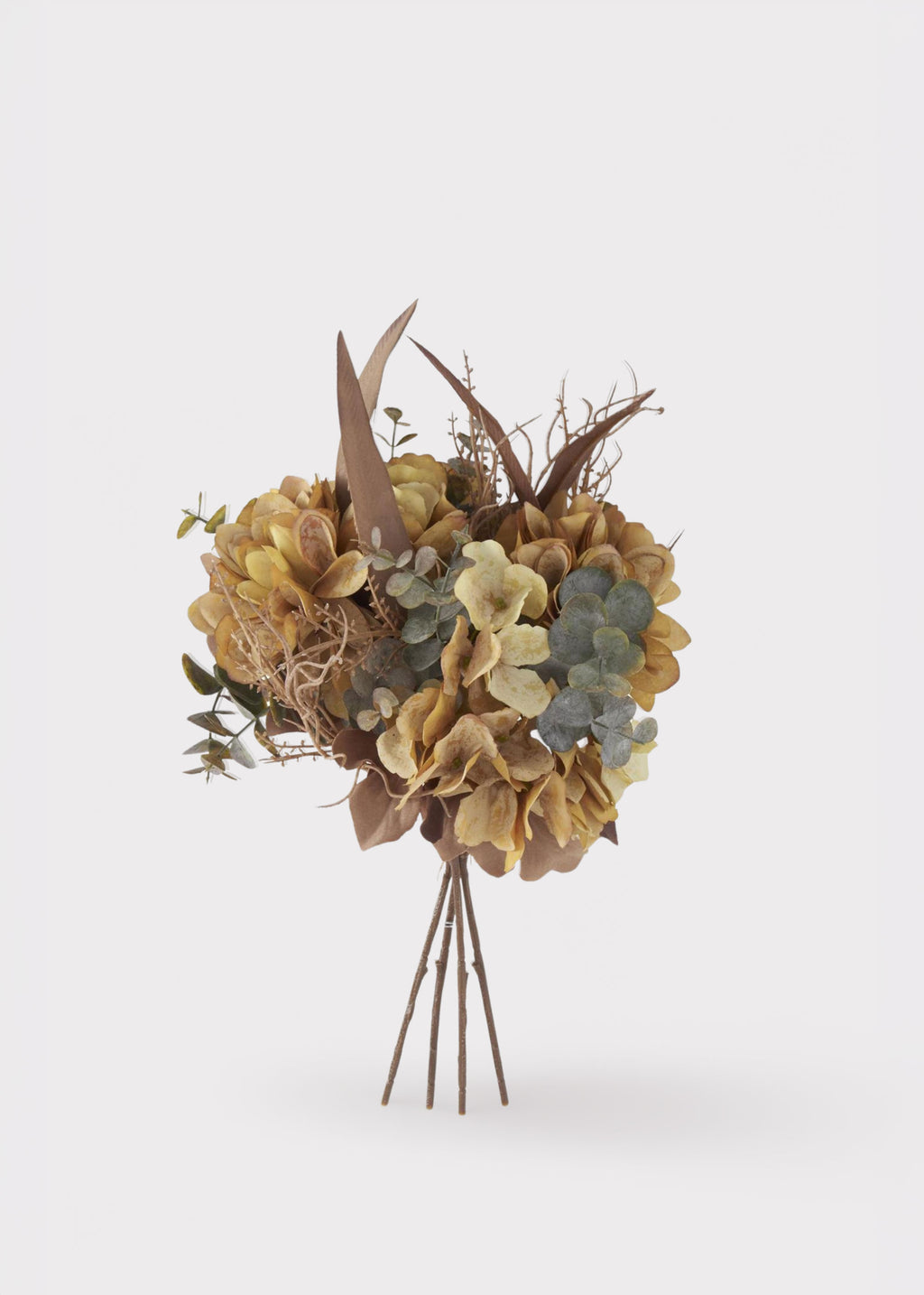 Artificial Dried Look Hydrangea Flower Bundle 
