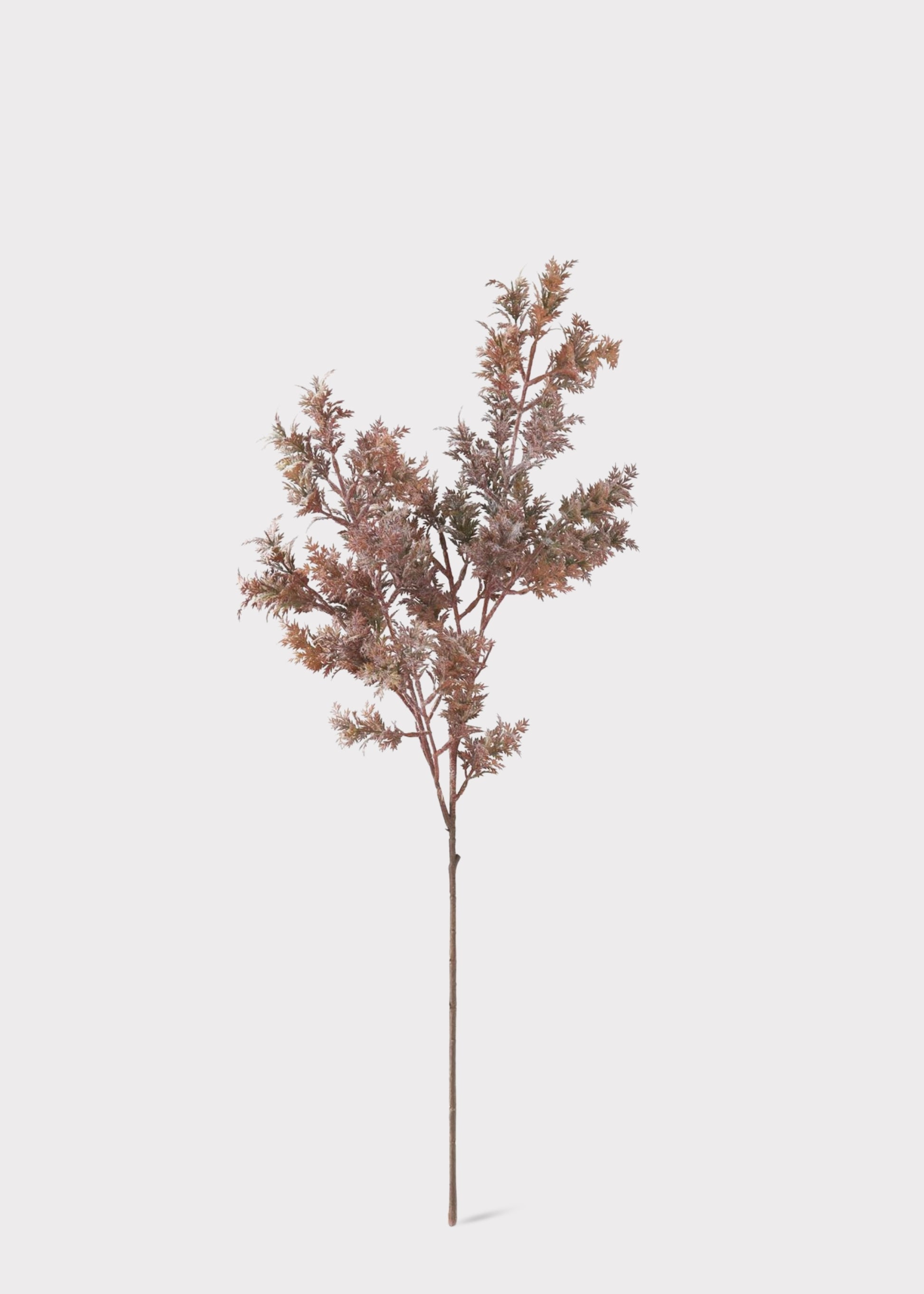 Fall Burgundy Green Artificial Cypress Branch