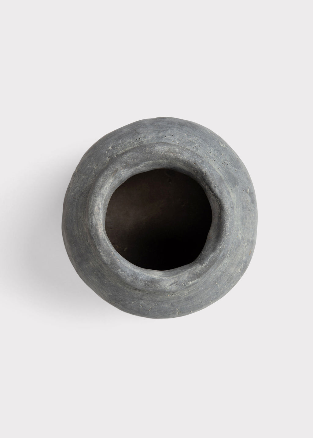 Distressed Concrete Clay Vase