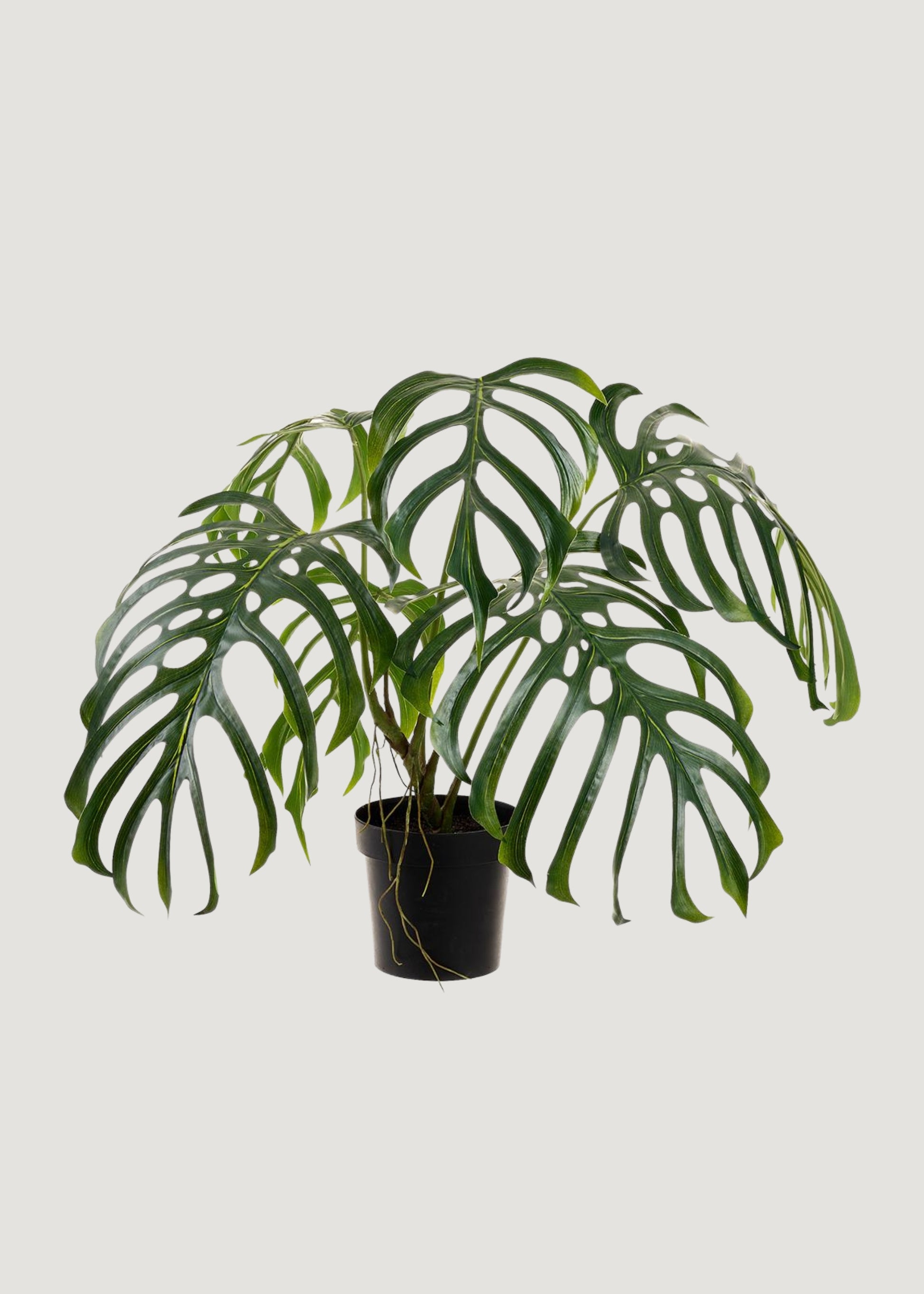 Large Artificial Potted Monstera Tropical Leaf Plant 