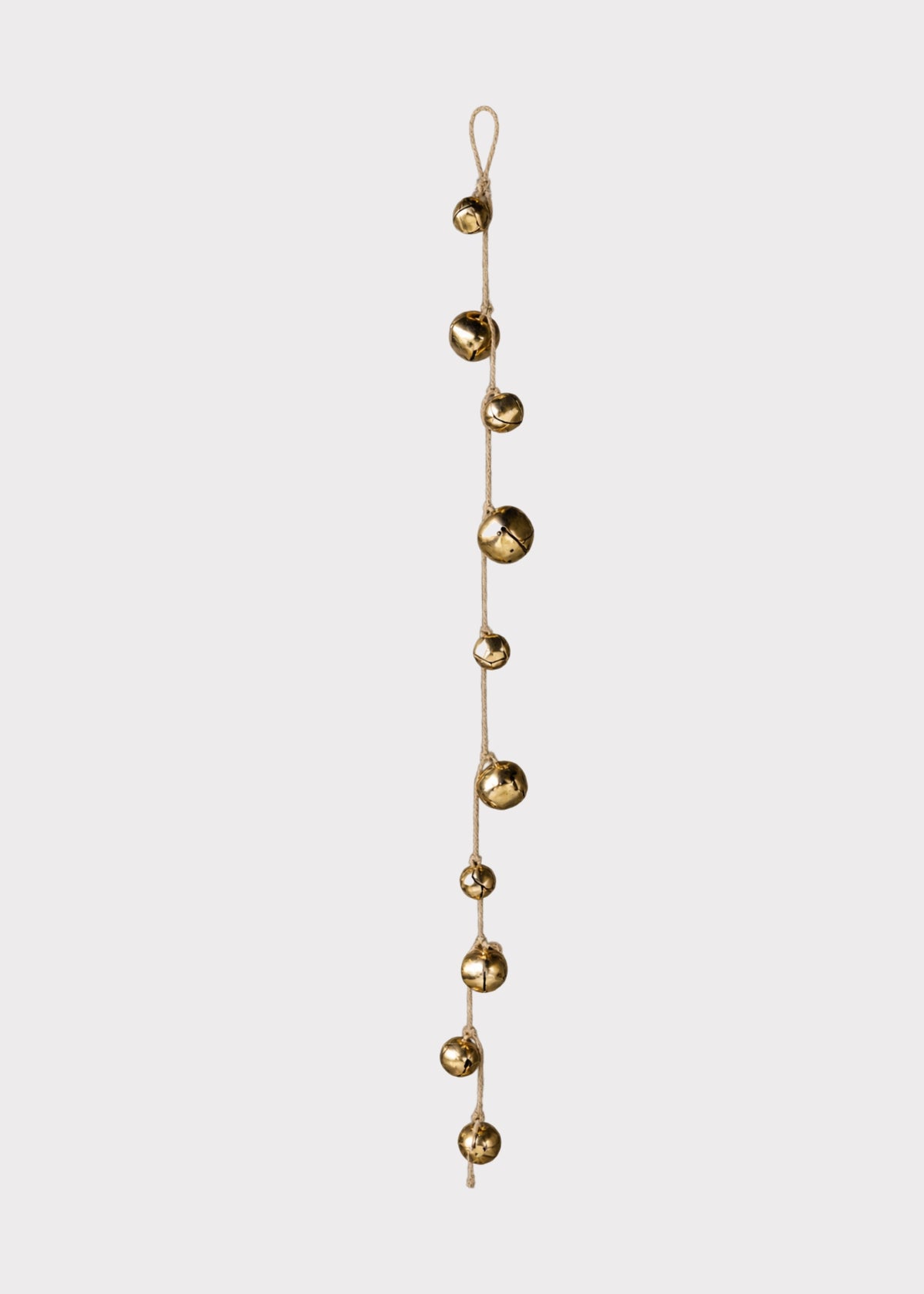 Bronze Gold Iron Jingle Bell Christmas Garland 