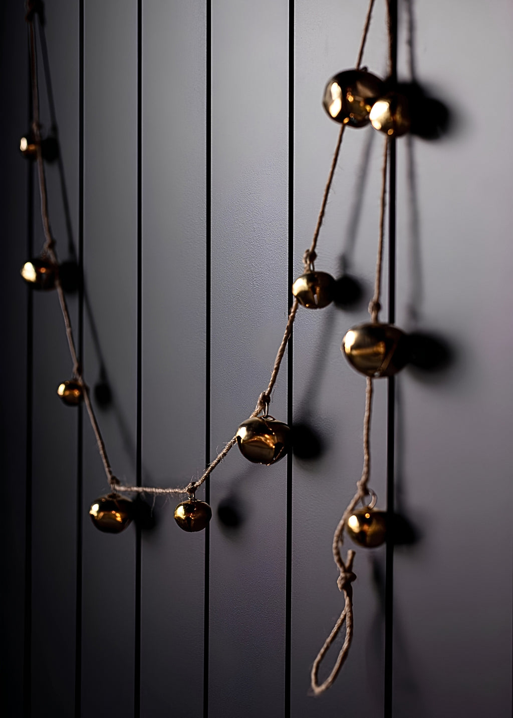 Bronze Gold Bell Garland