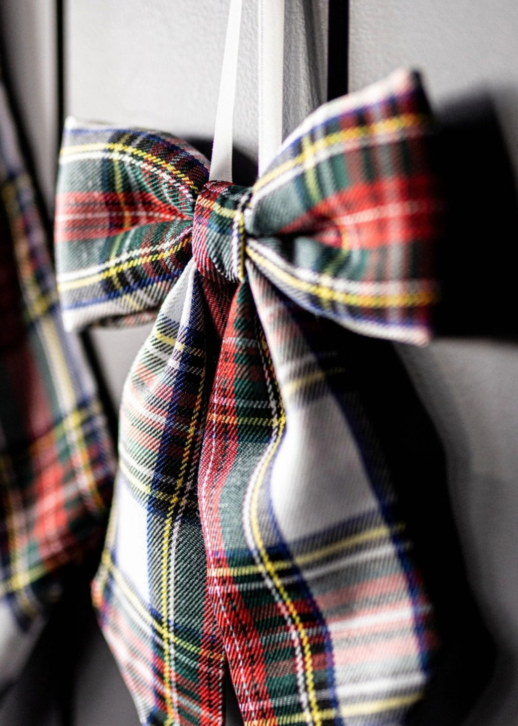 Plaid Christmas Bow