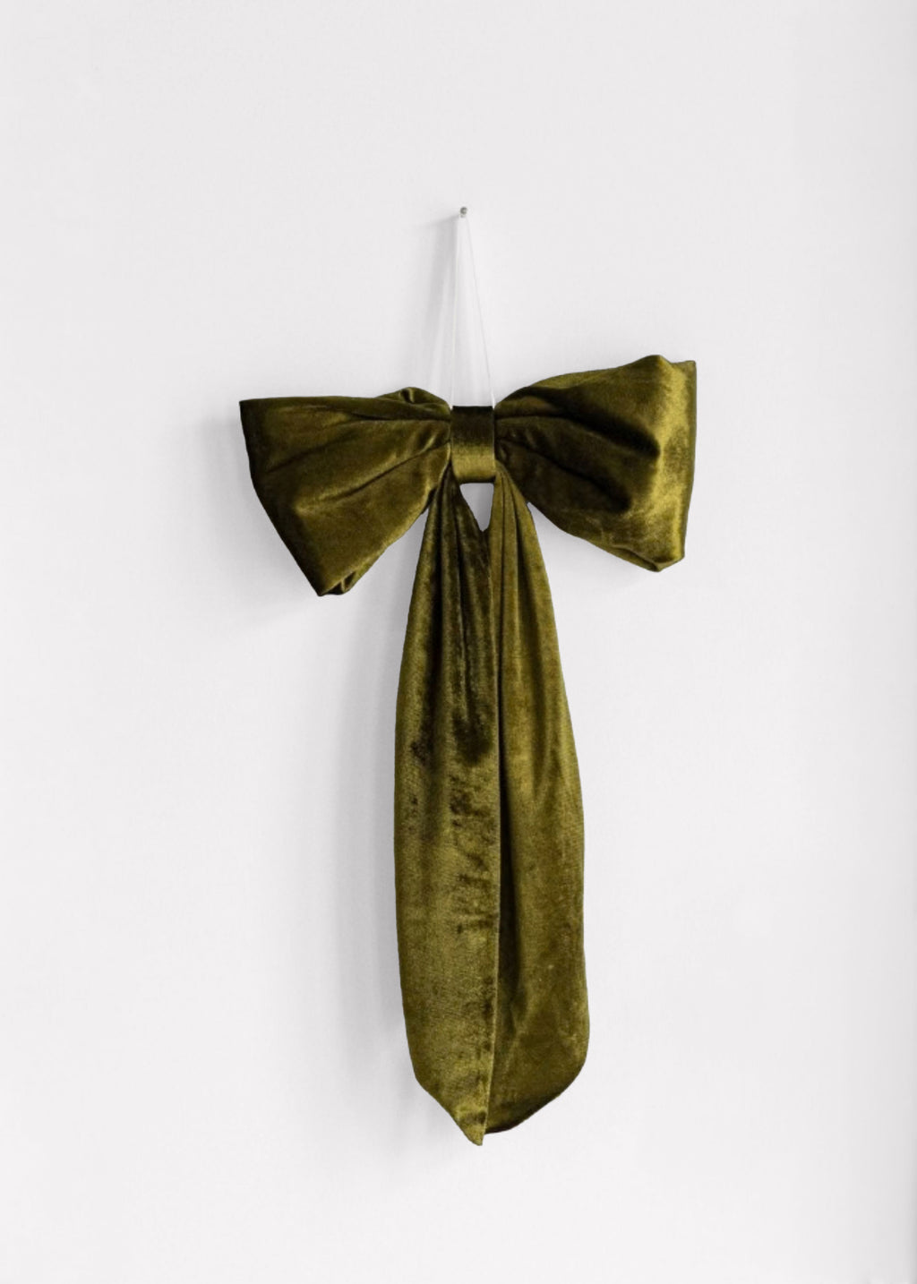 Chartreuse Velvet Bow Ribbon
