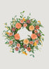 Colorful Artificial Gerbera Daisy Flower Wreath