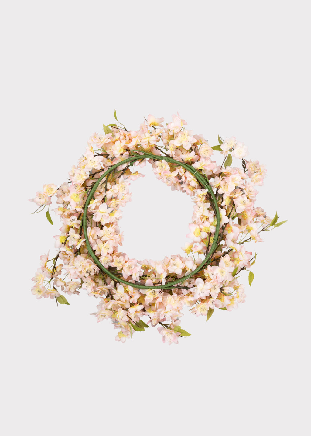 Artificial Cherry Blossom Wreath Back
