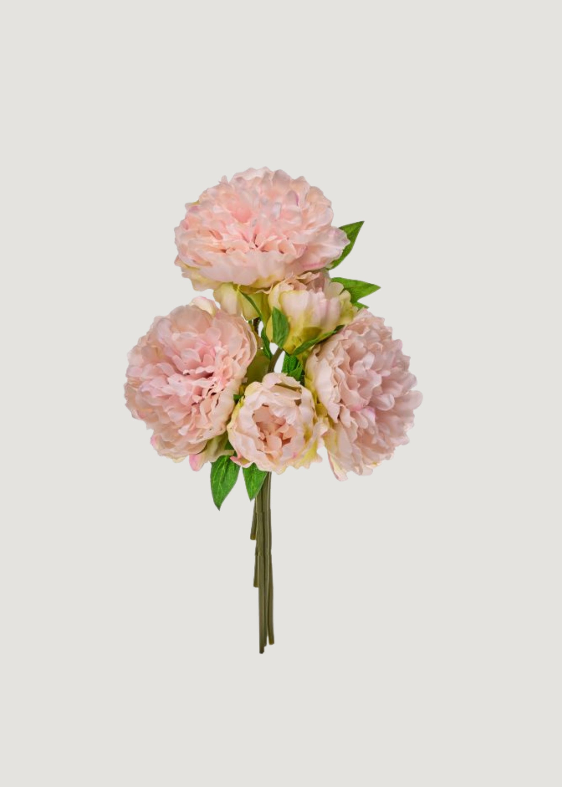 Bundle of faux pink peonies