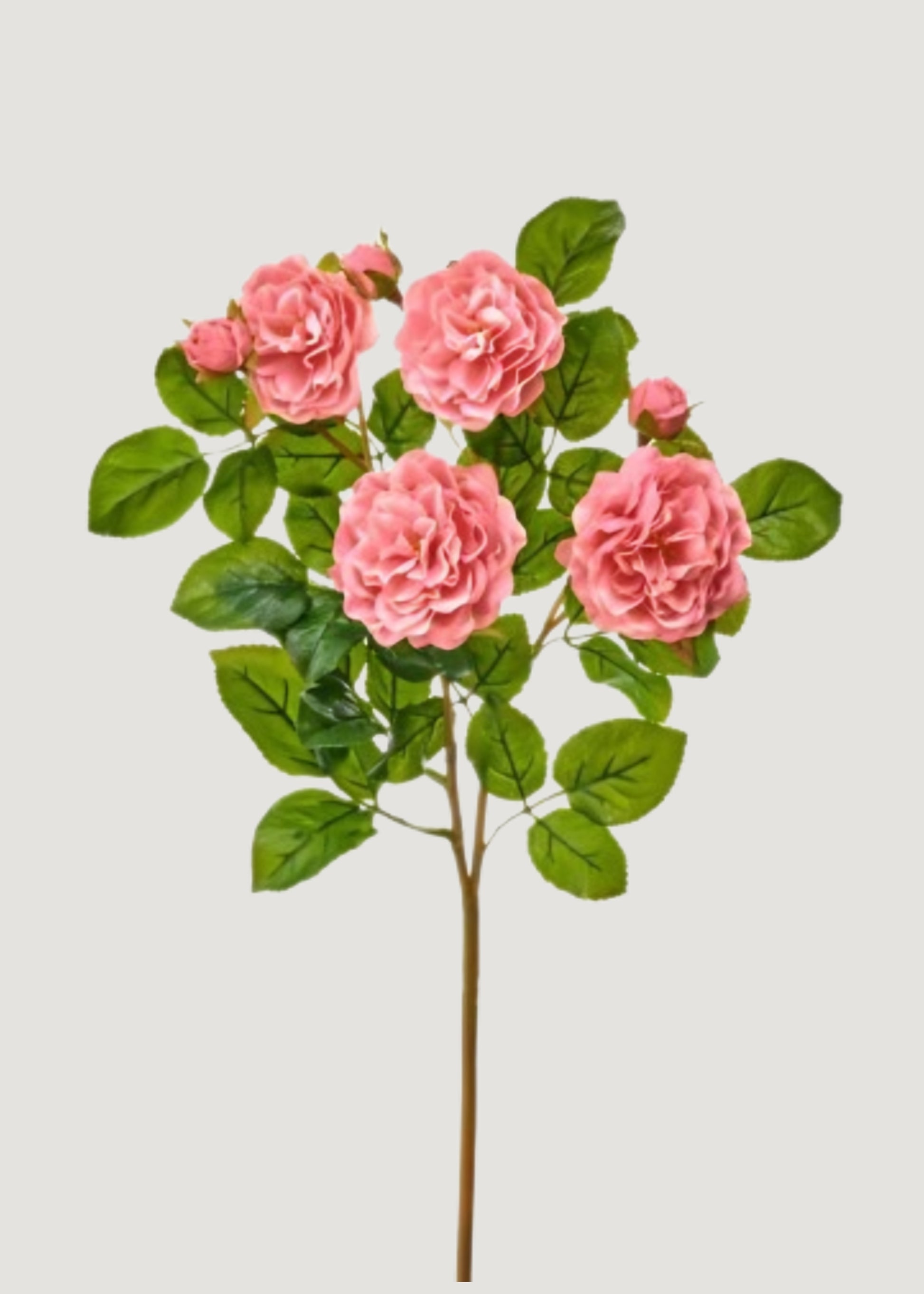 Faux Rose Bush in Pink
