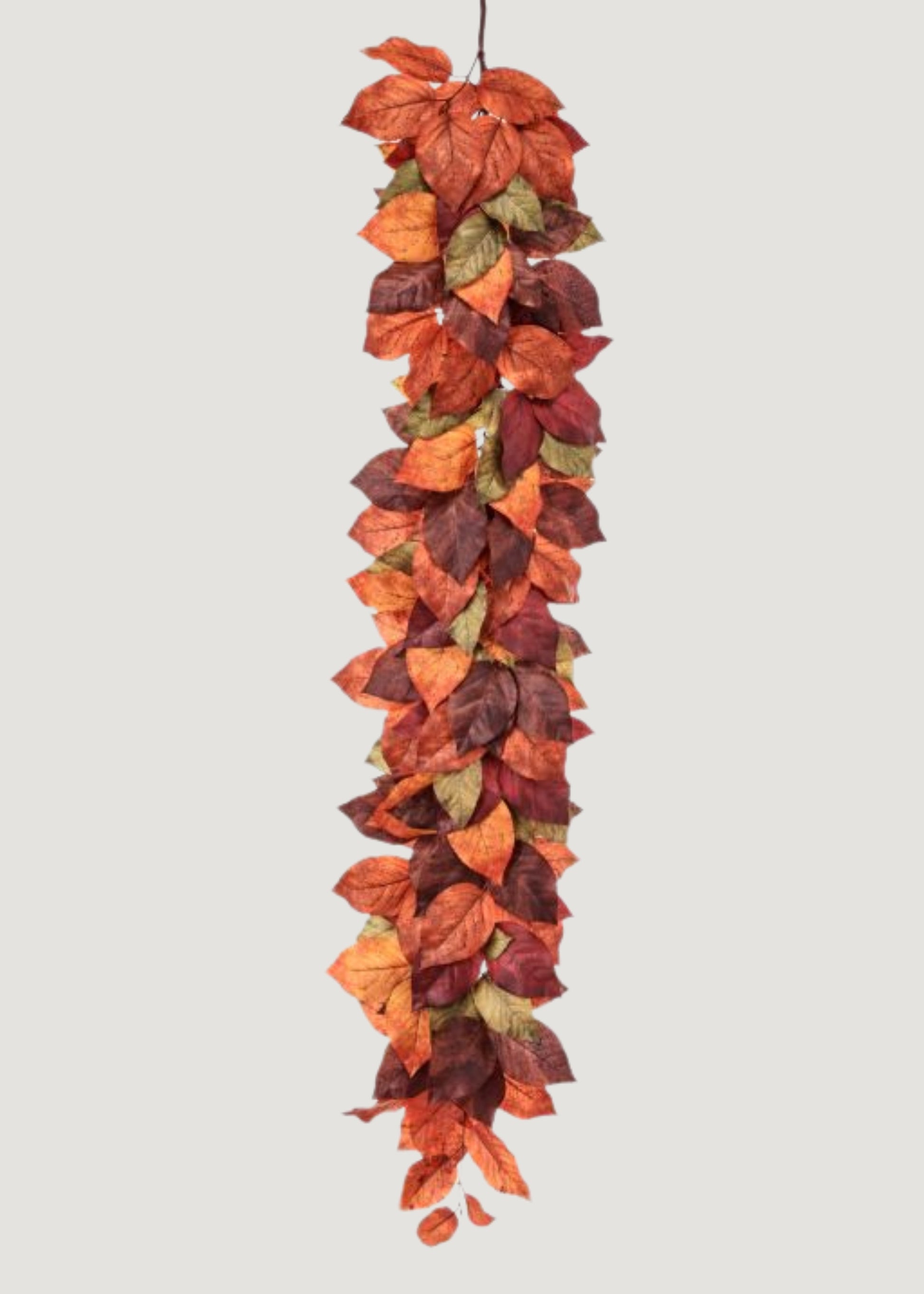 Artificial Salal Leaf Garland in Mixed Fall Hues 