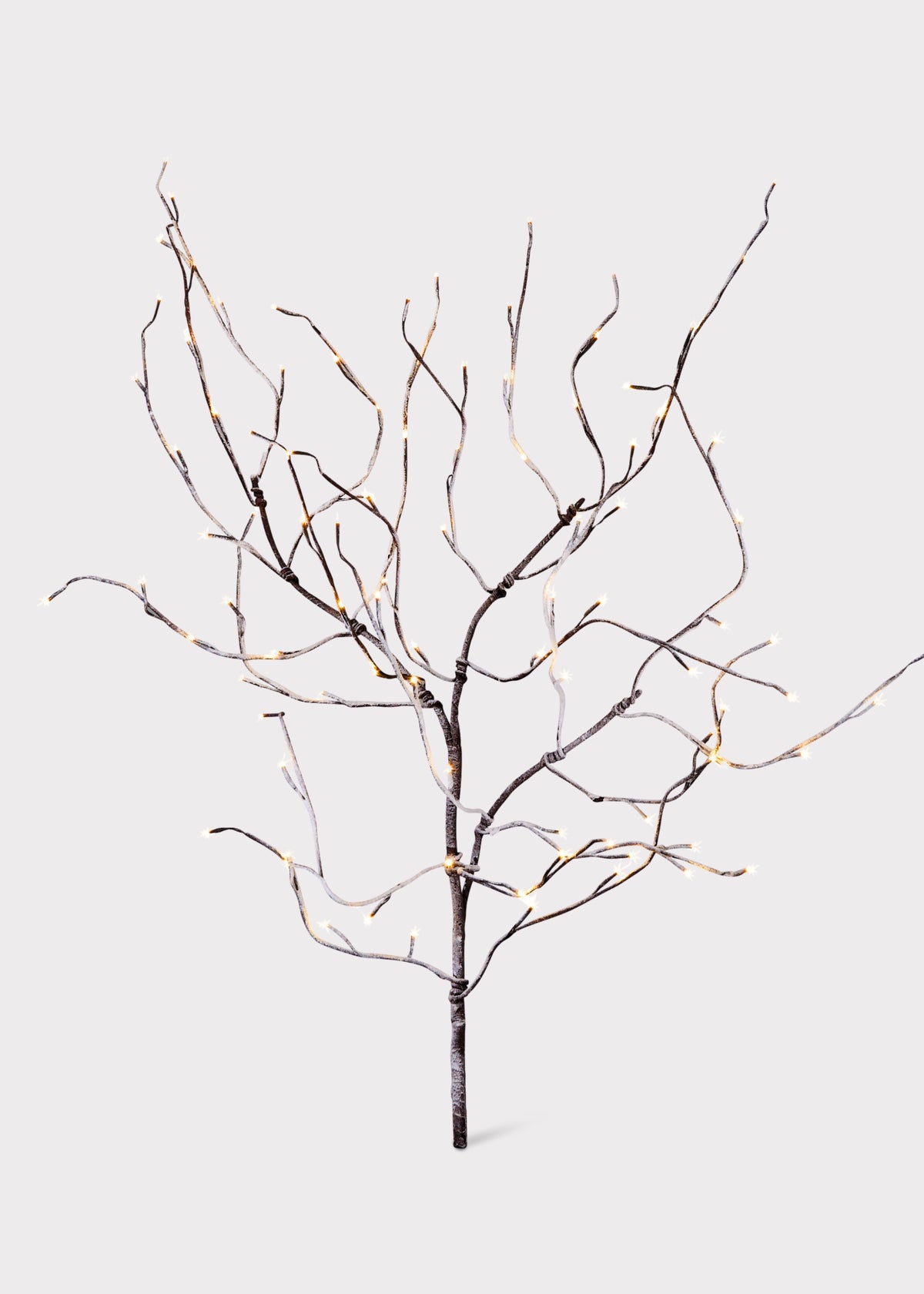 Pre-Lit Artificial Holiday Tree Branch with White LED Lights