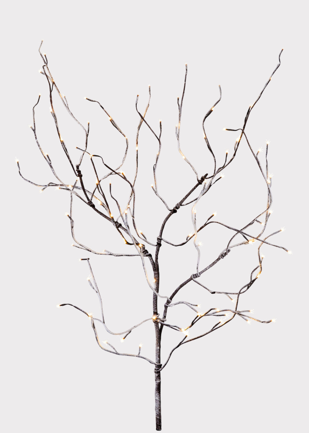 Pre-Lit Artificial Branch with White LED Lights