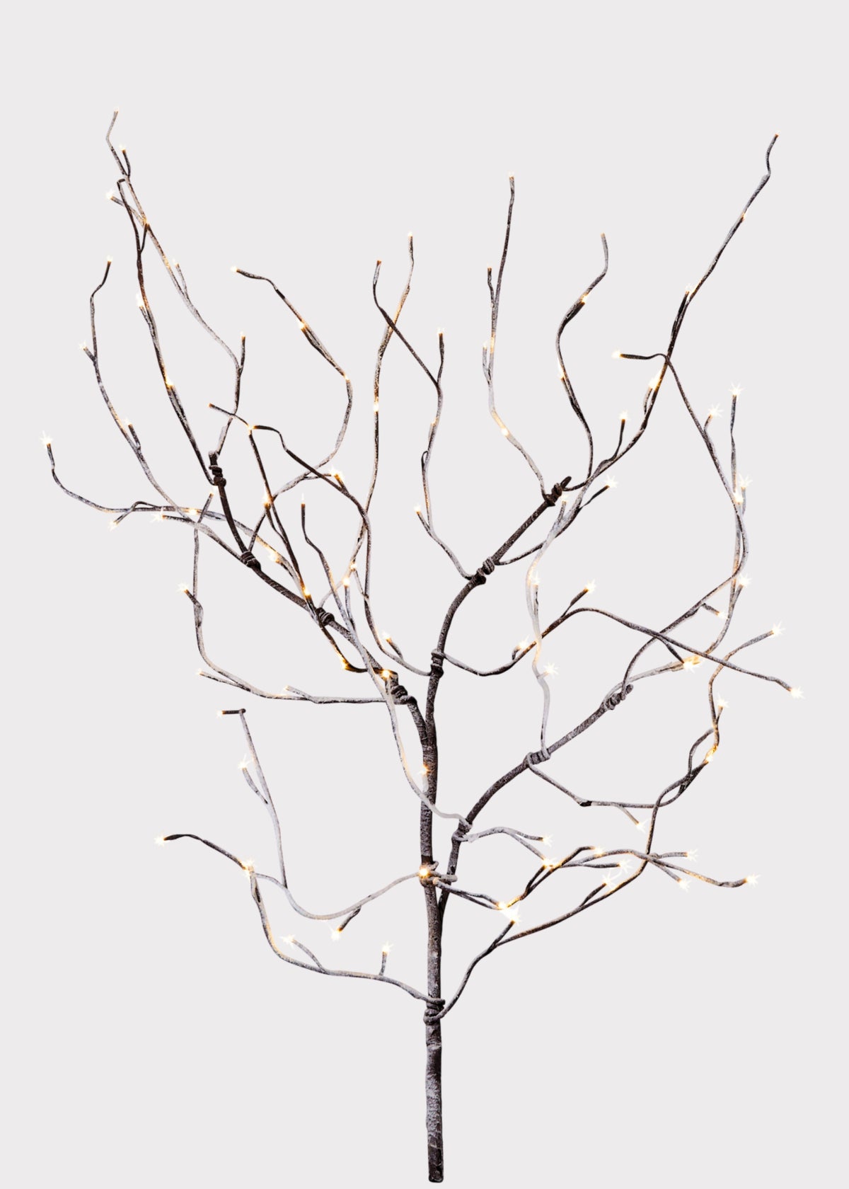 Pre-Lit Artificial Branch with White LED Lights