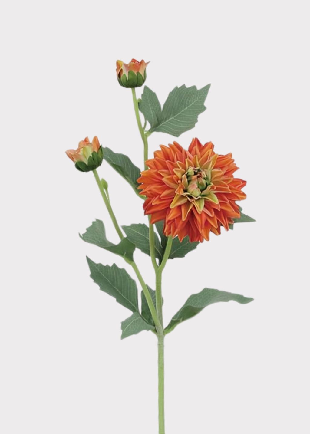 Real Touch Dahlia Fake Flower in Orange