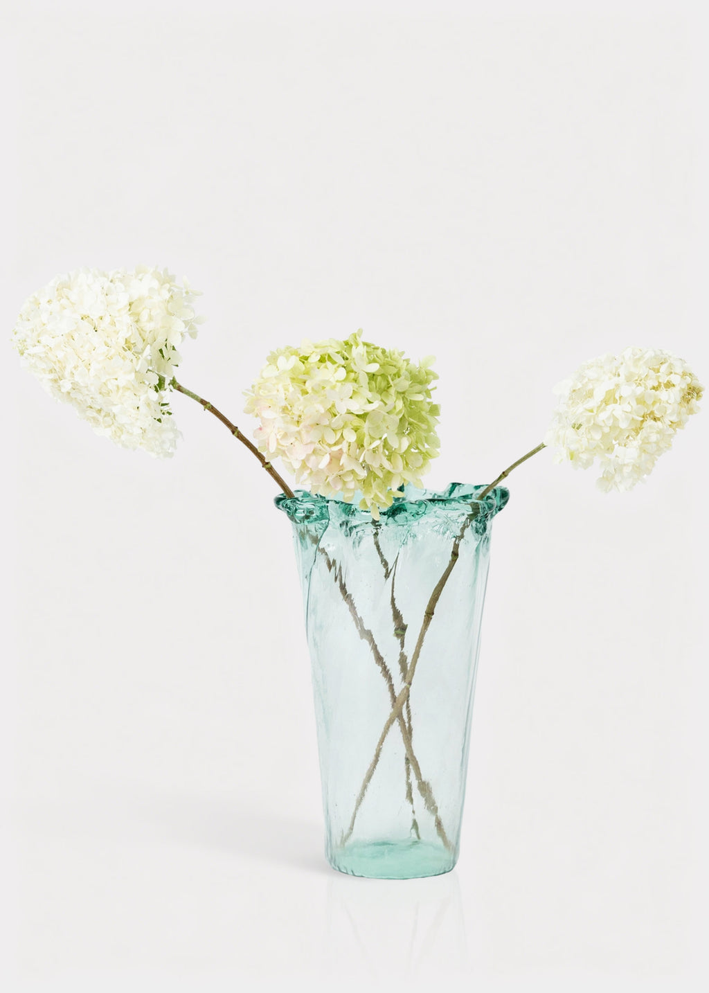 Green Recycled Glass Vase