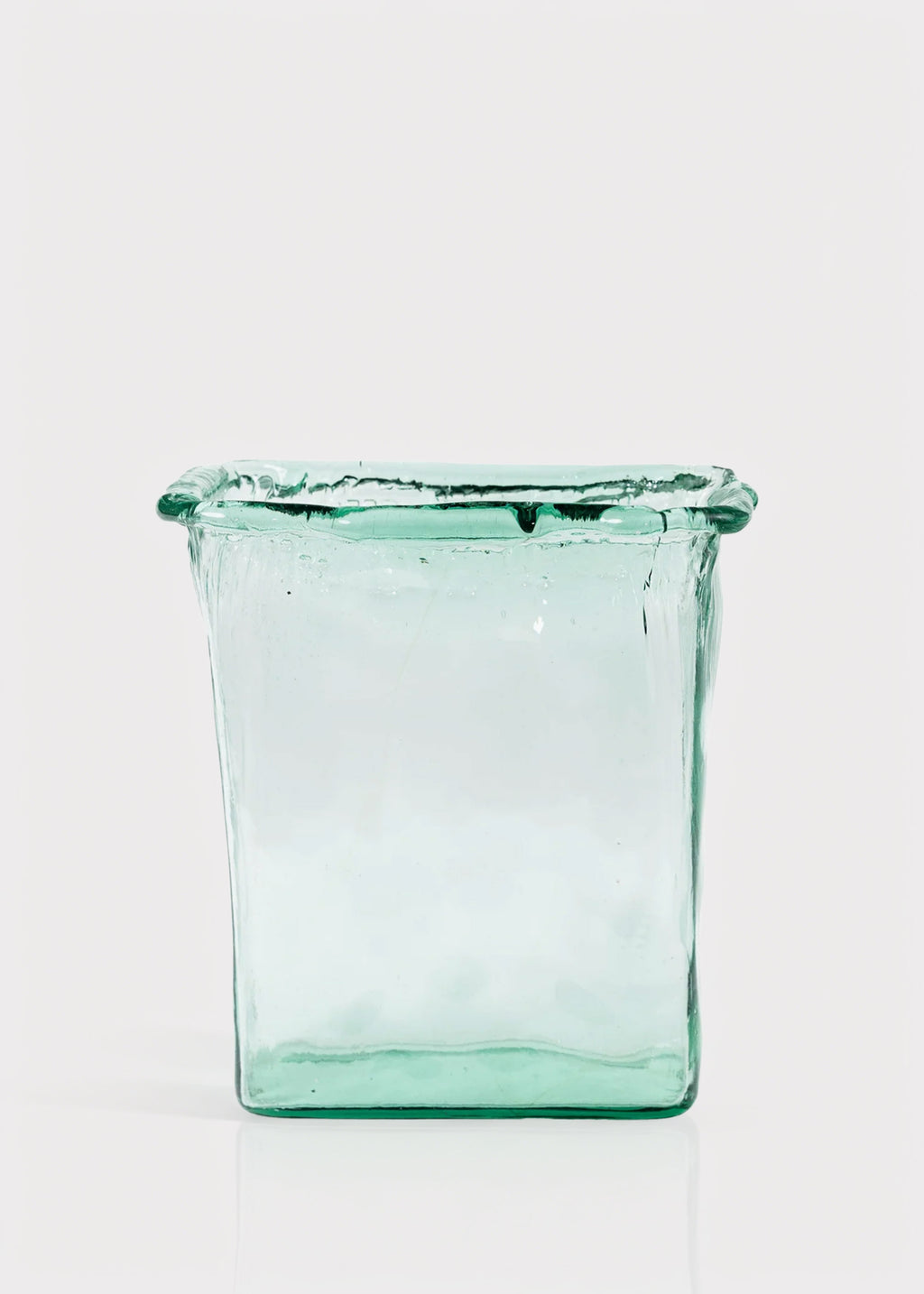 Green Recycled Glass Vase