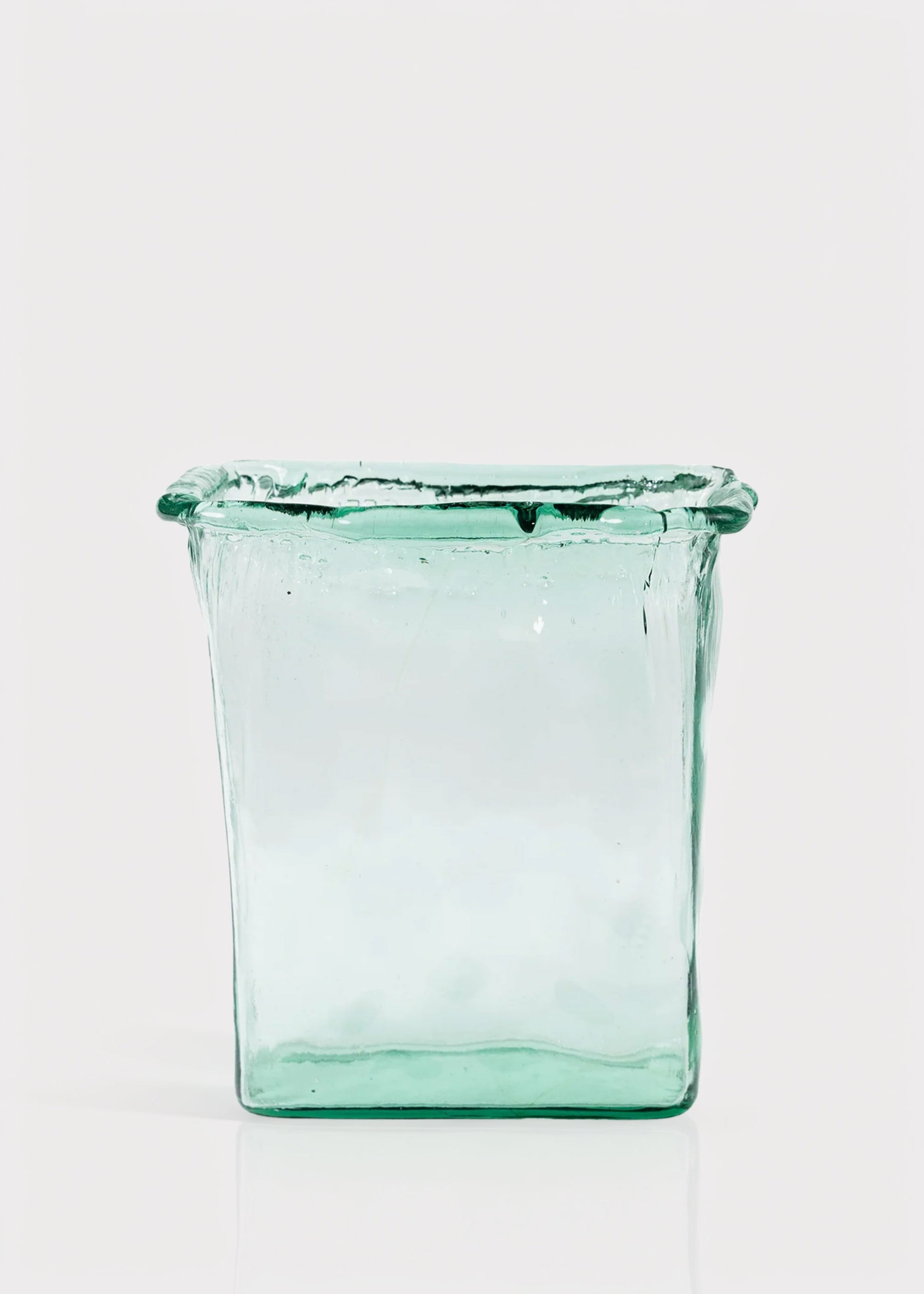 Green Recycled Glass Vase