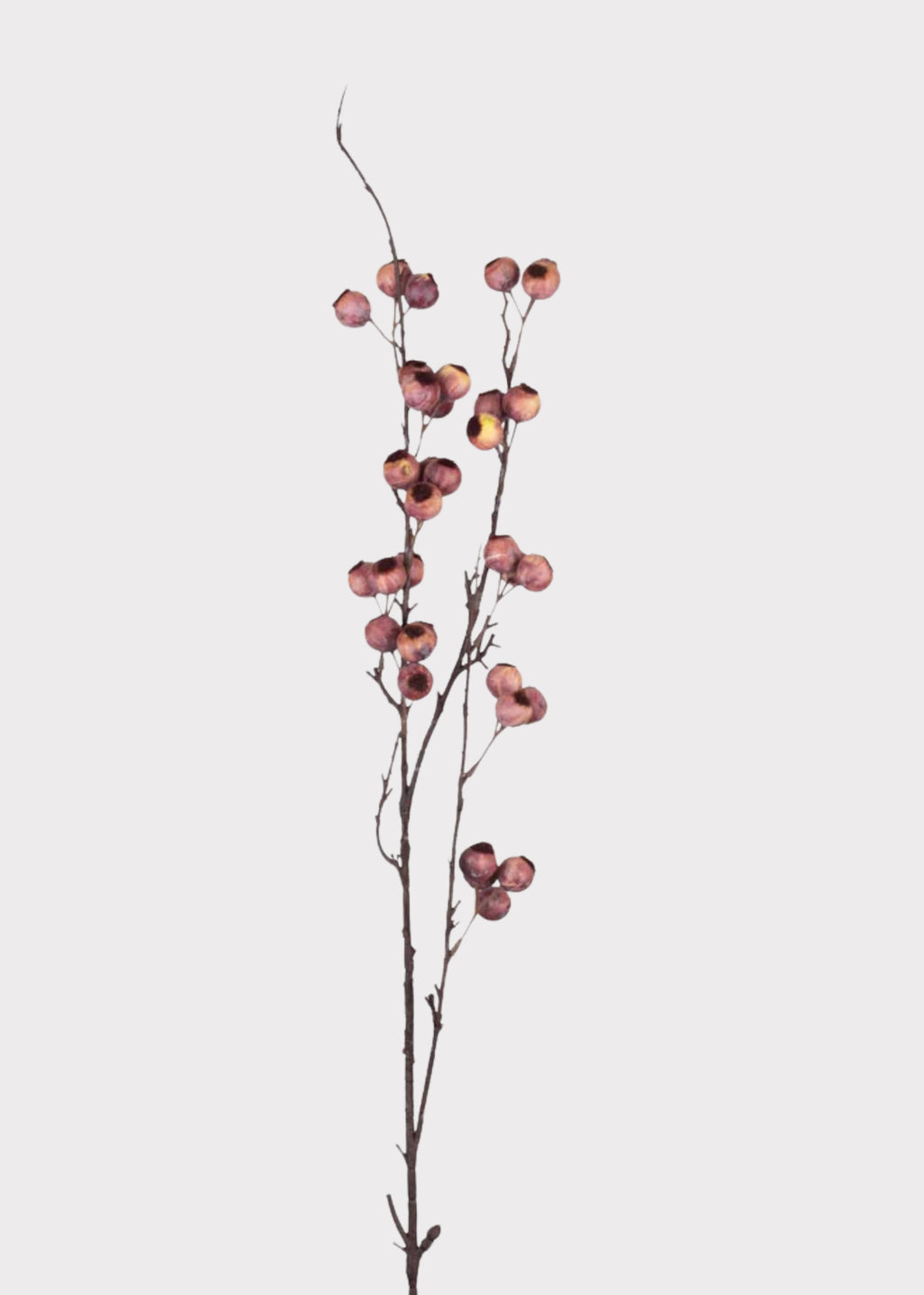 Pink Fake Hawthorn Berry Branch