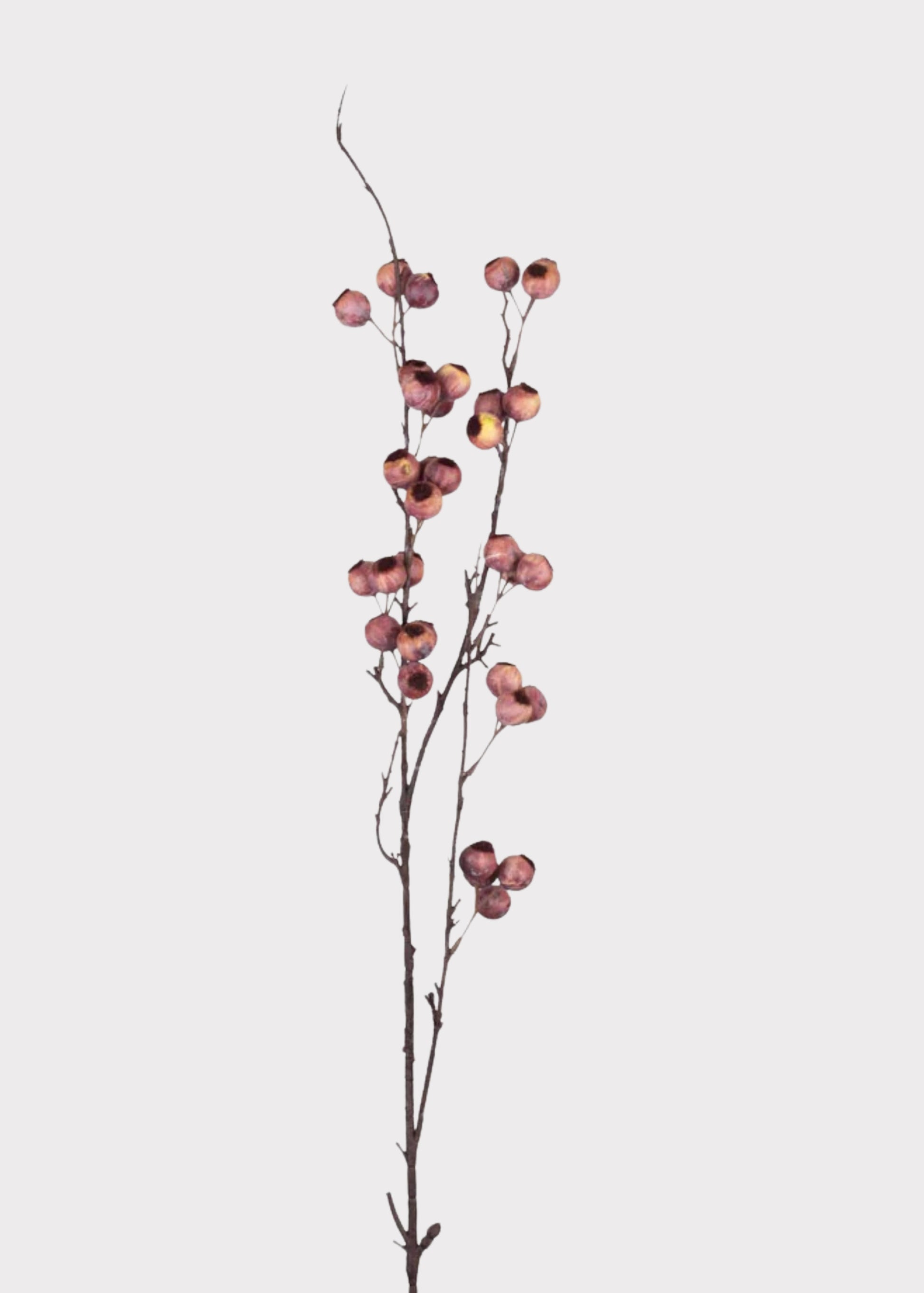Pink Fake Hawthorn Berry Branch