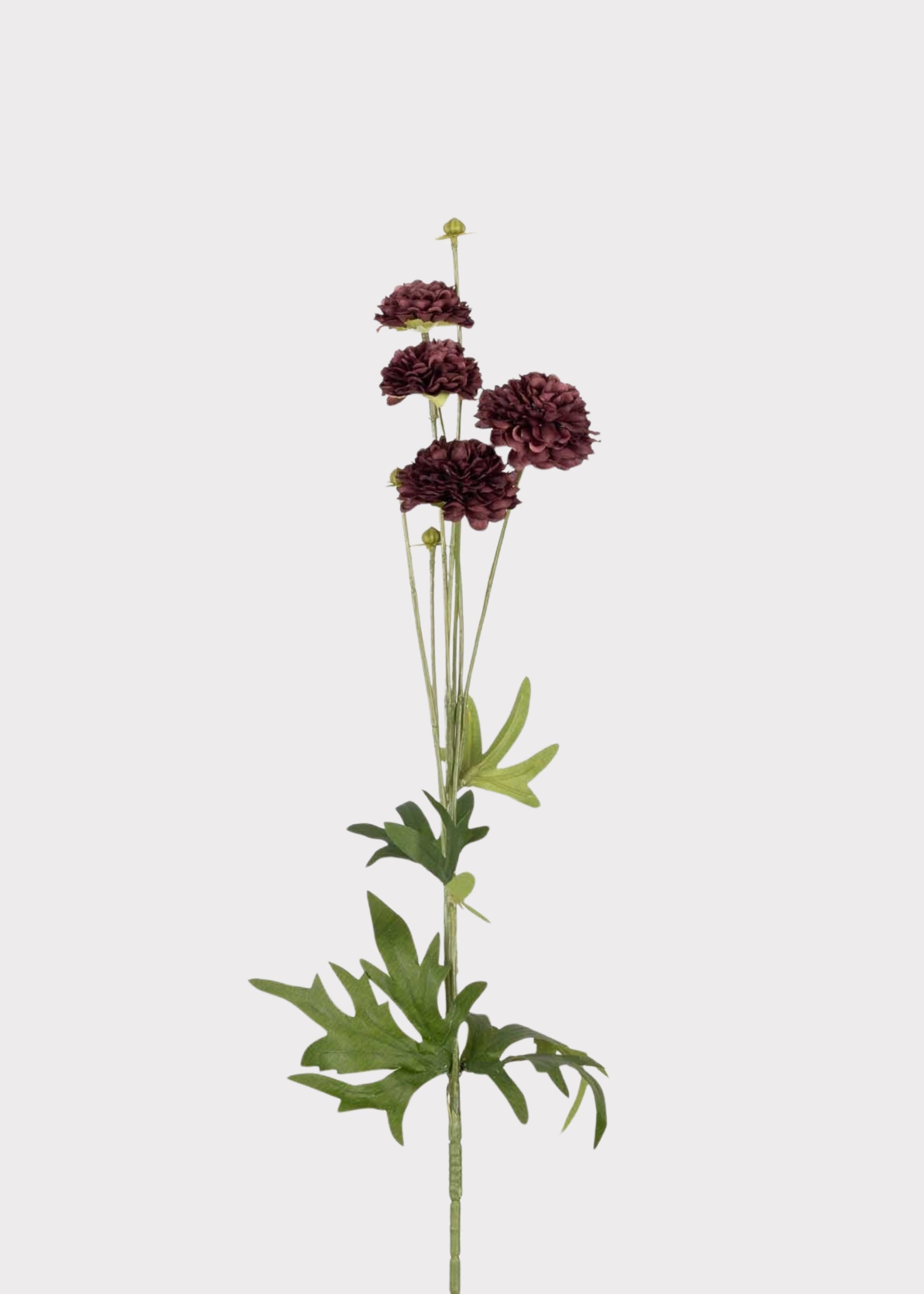 Artificial Clove Wildflower Stem in Deep Purple 