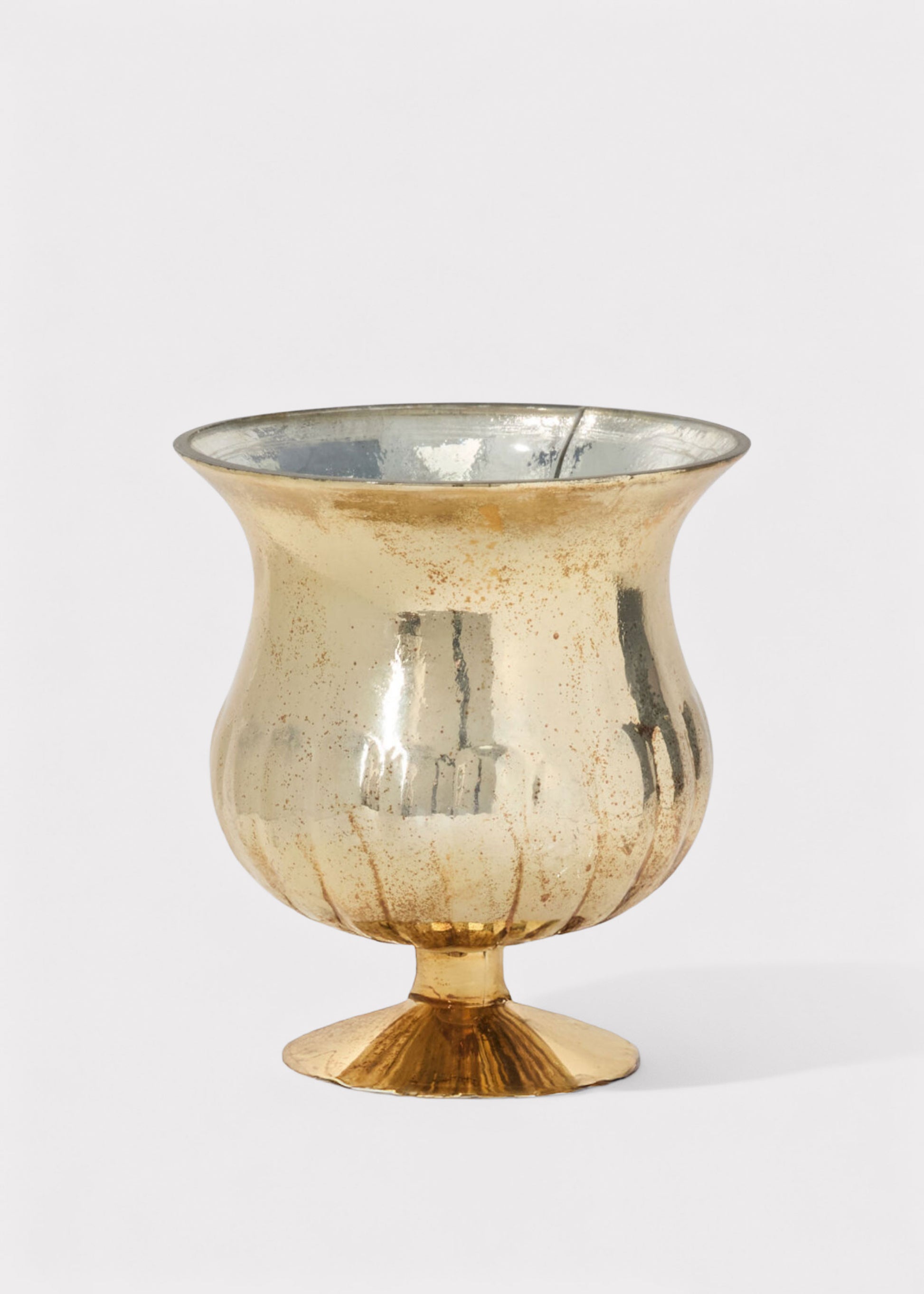 Gold Mercury Glass Vase 