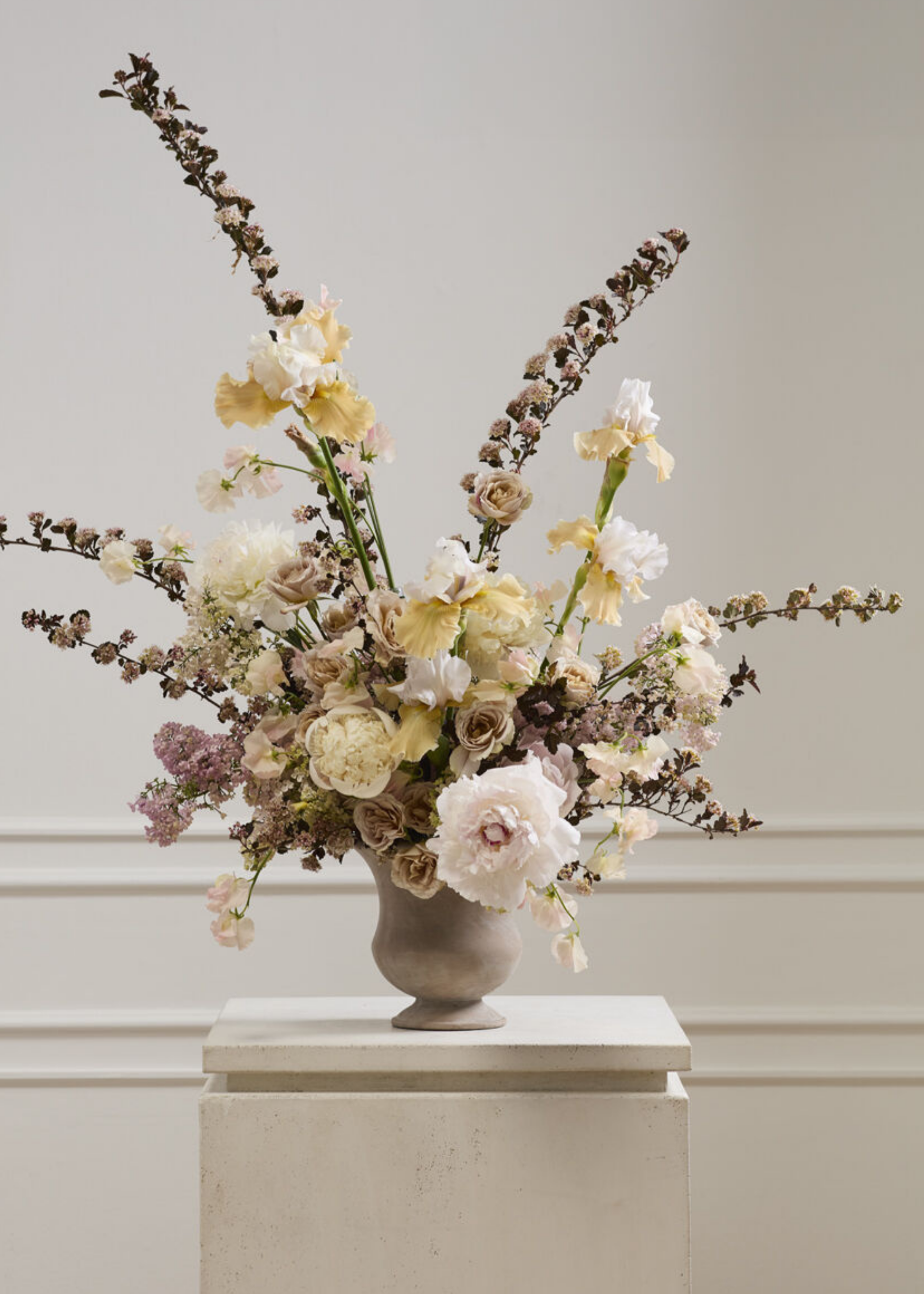  Ceramic Urn with a Flower Arrangment