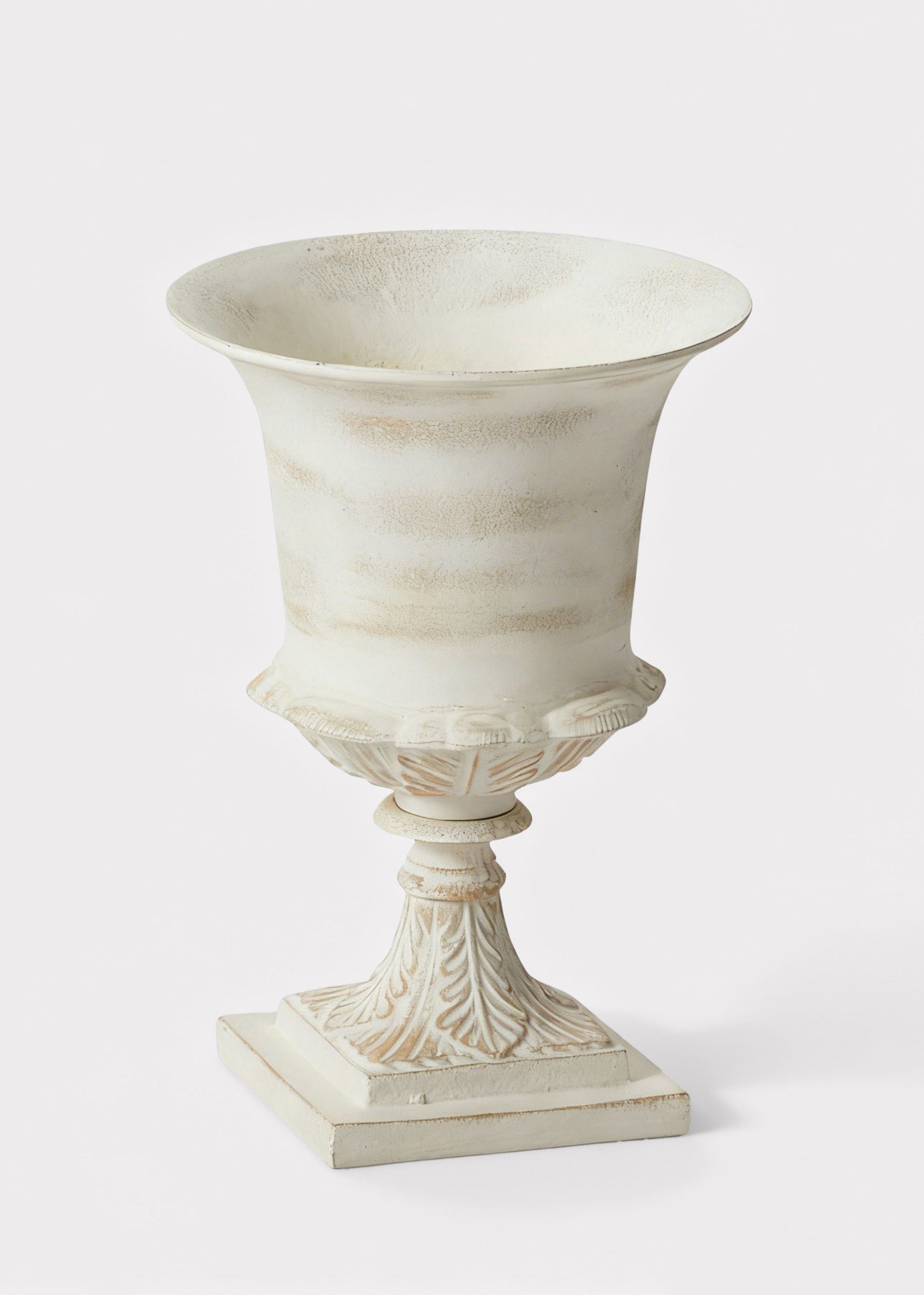 Distressed Metal Urn