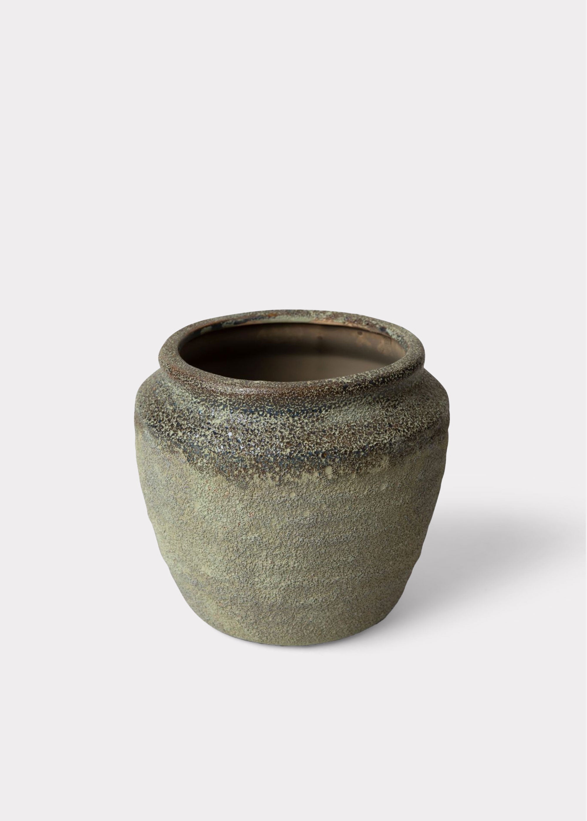 Ceramic Pot in Earth Tones | Planters for Fake Plants at Afloral.com
