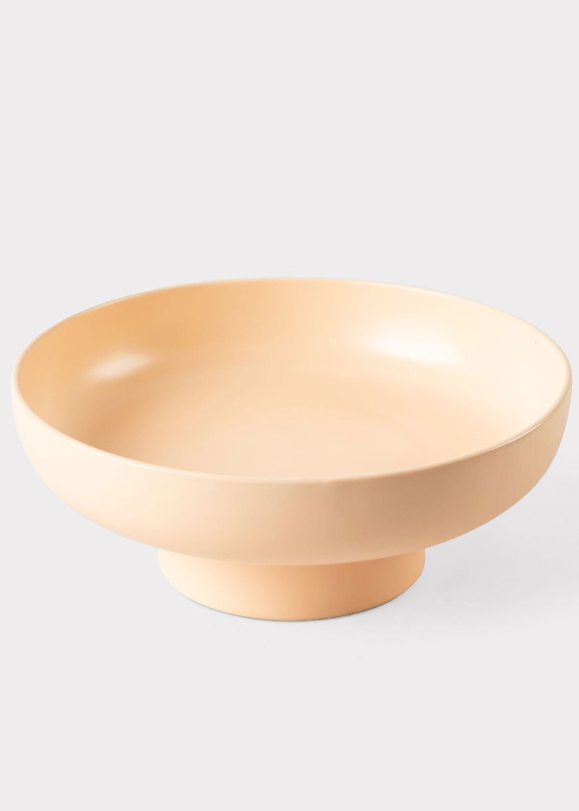 Afloral Compote Bowl in Field Carrot