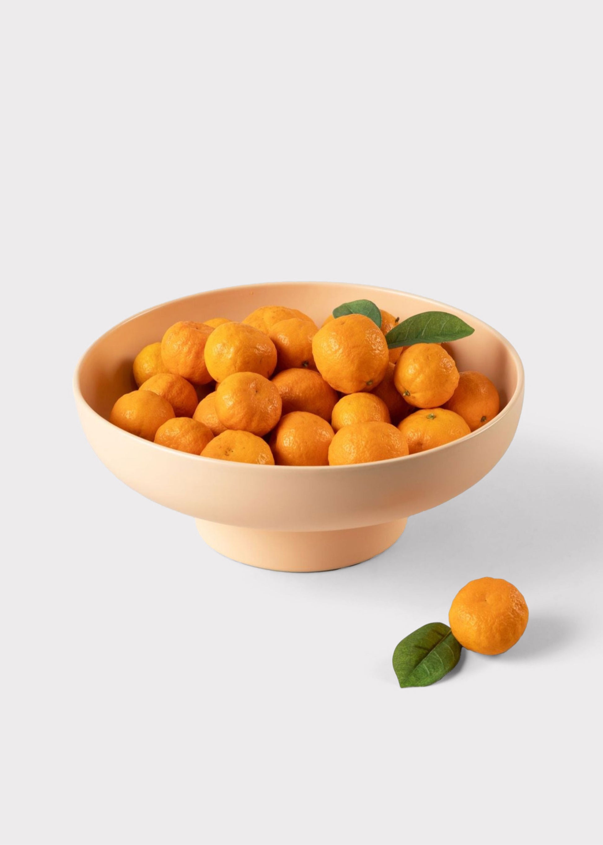 Creamy Orange Ceramic Field Carrot Compote Filled with Artificial Oranges