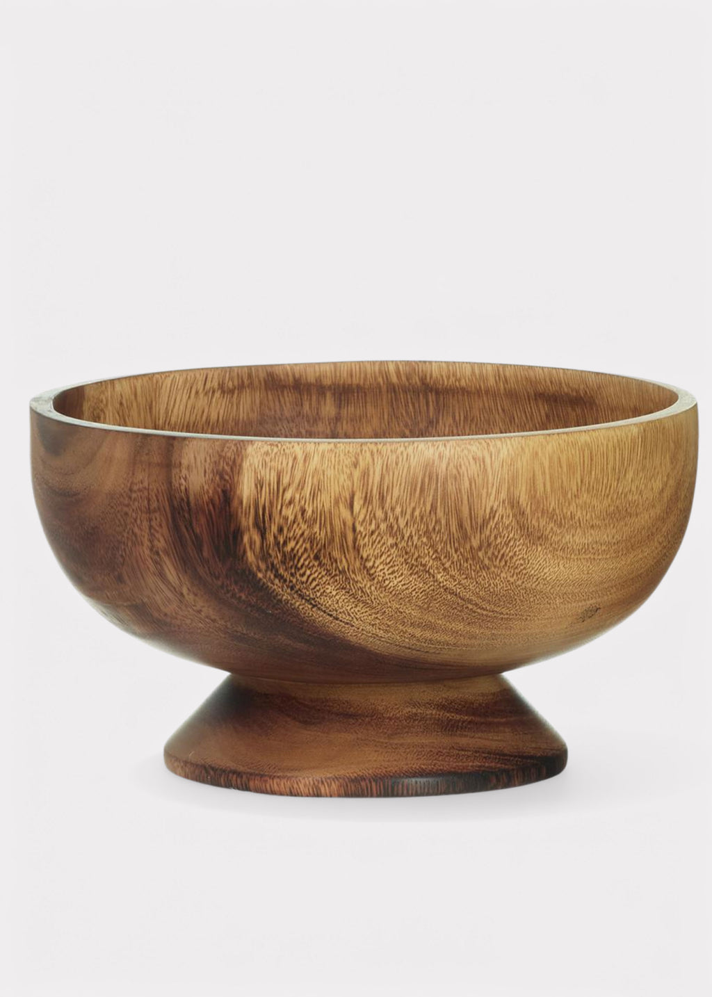 Handmade Wood Footed Planter