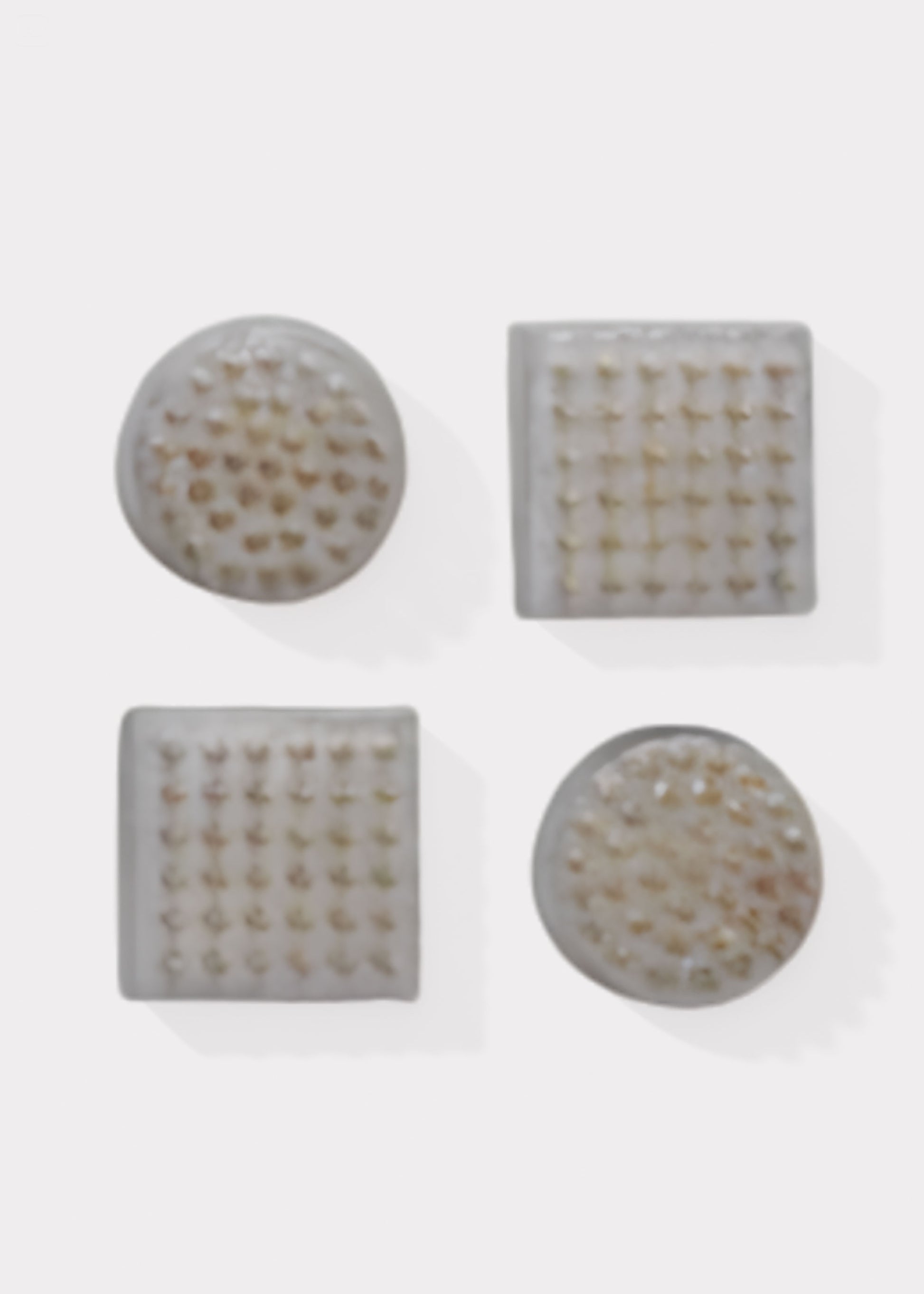 set of four pin frogs
