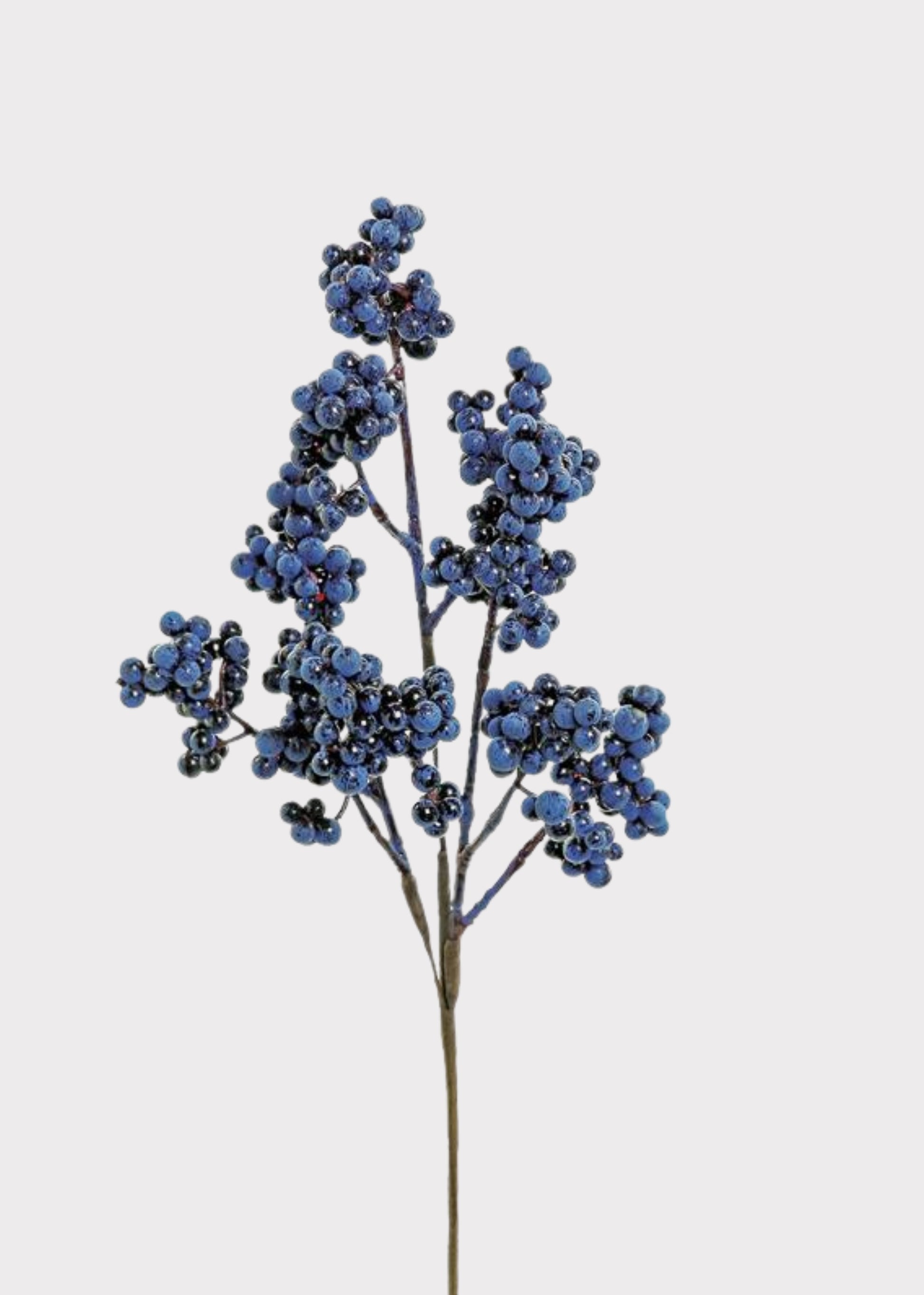 Blue Fake Berries Cluster Berry Pick