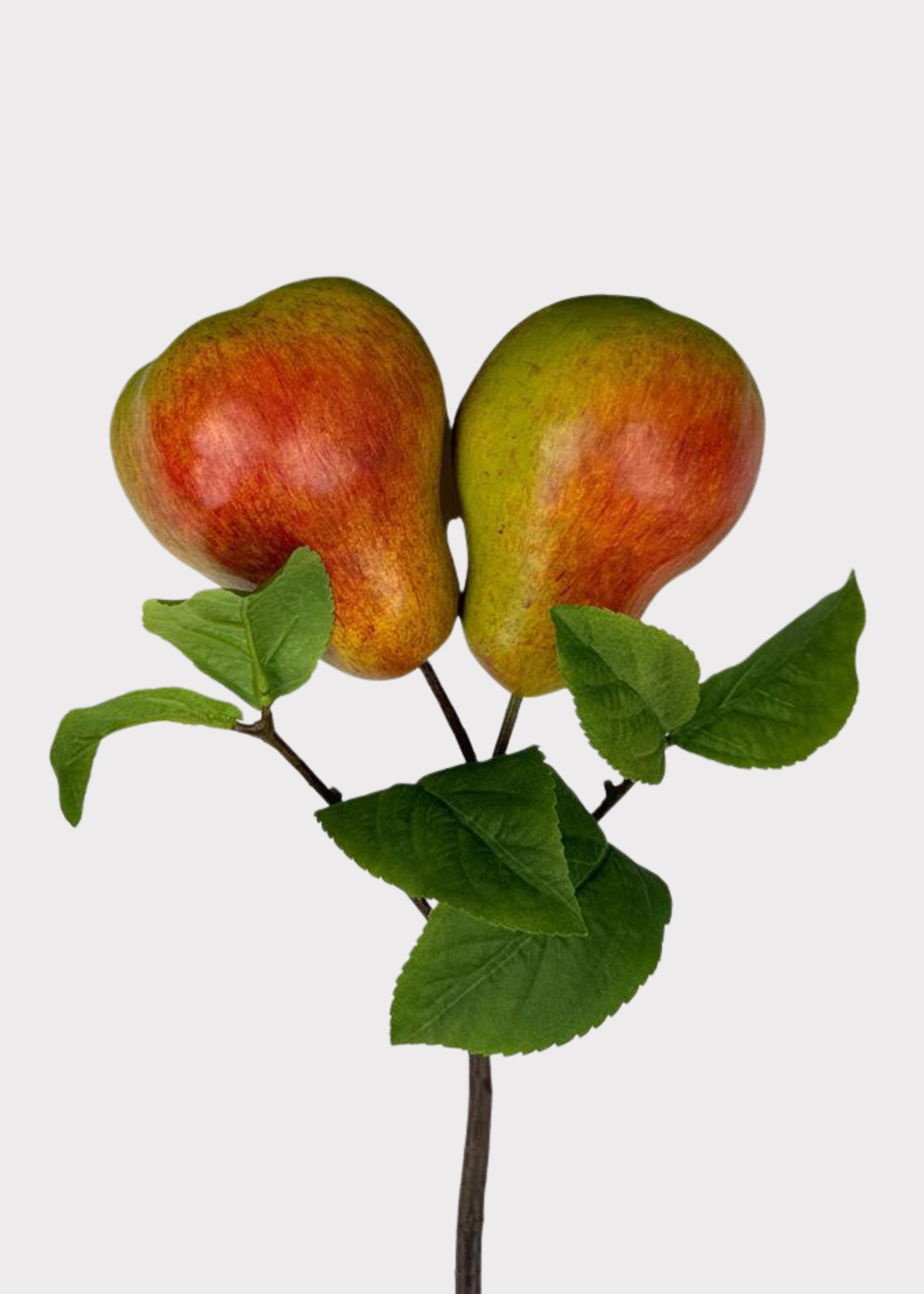 Red and Green Artificial Pear Fruit Pick