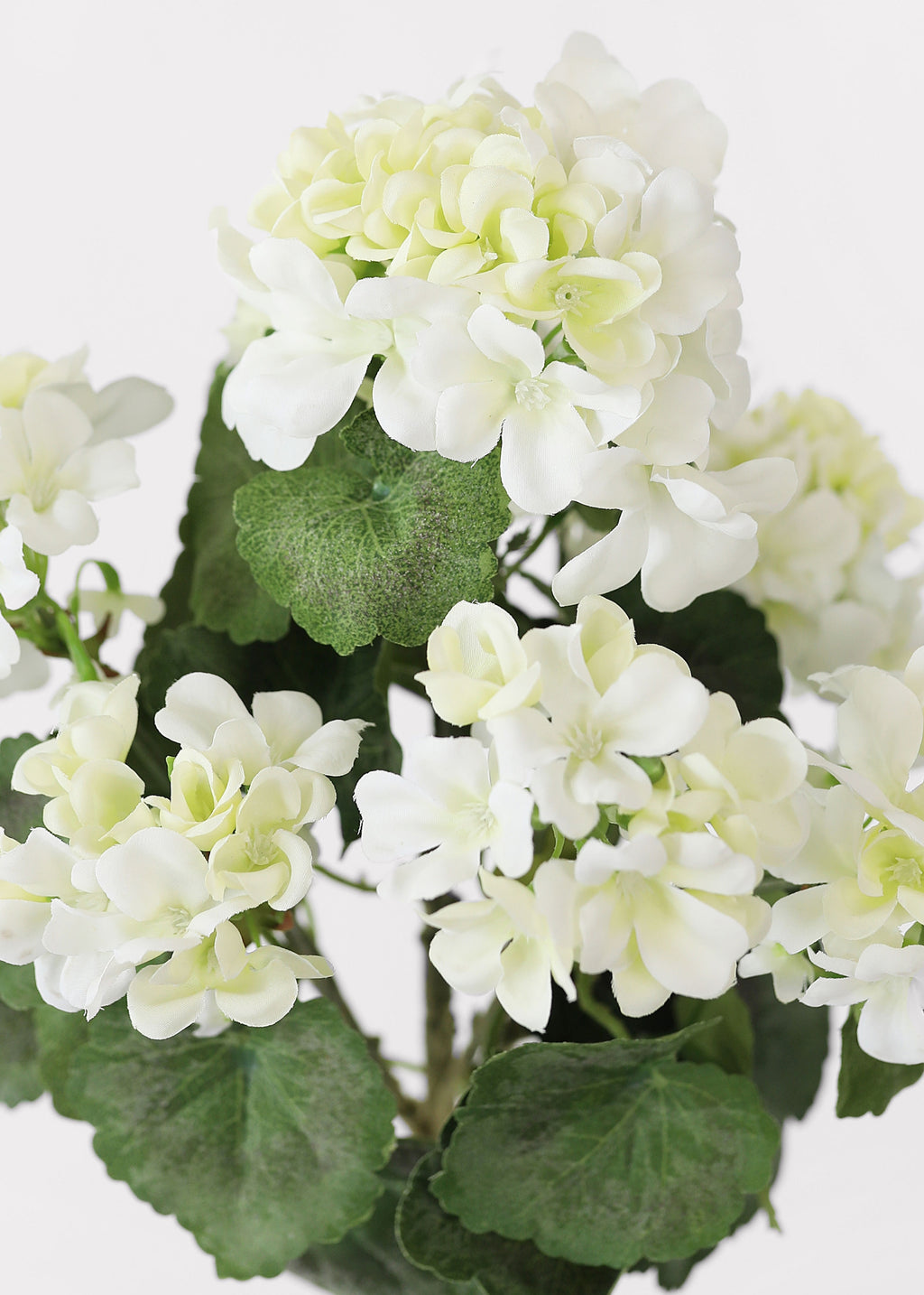 Artificial Outdoor Flowers in Cream White