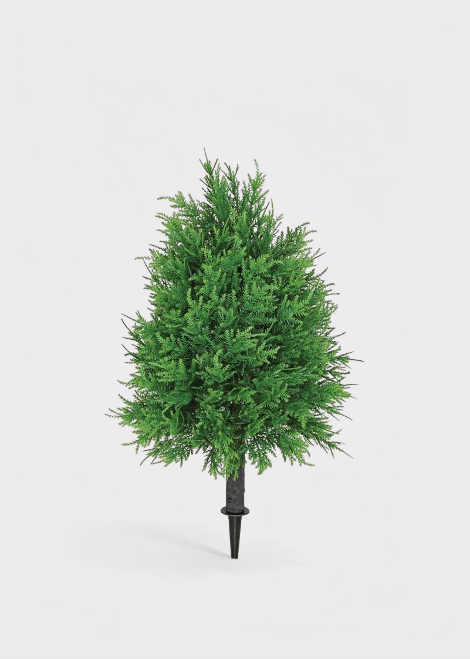 UV Treated Outdoor Fake Winter Cedar Tree Stake Pick 