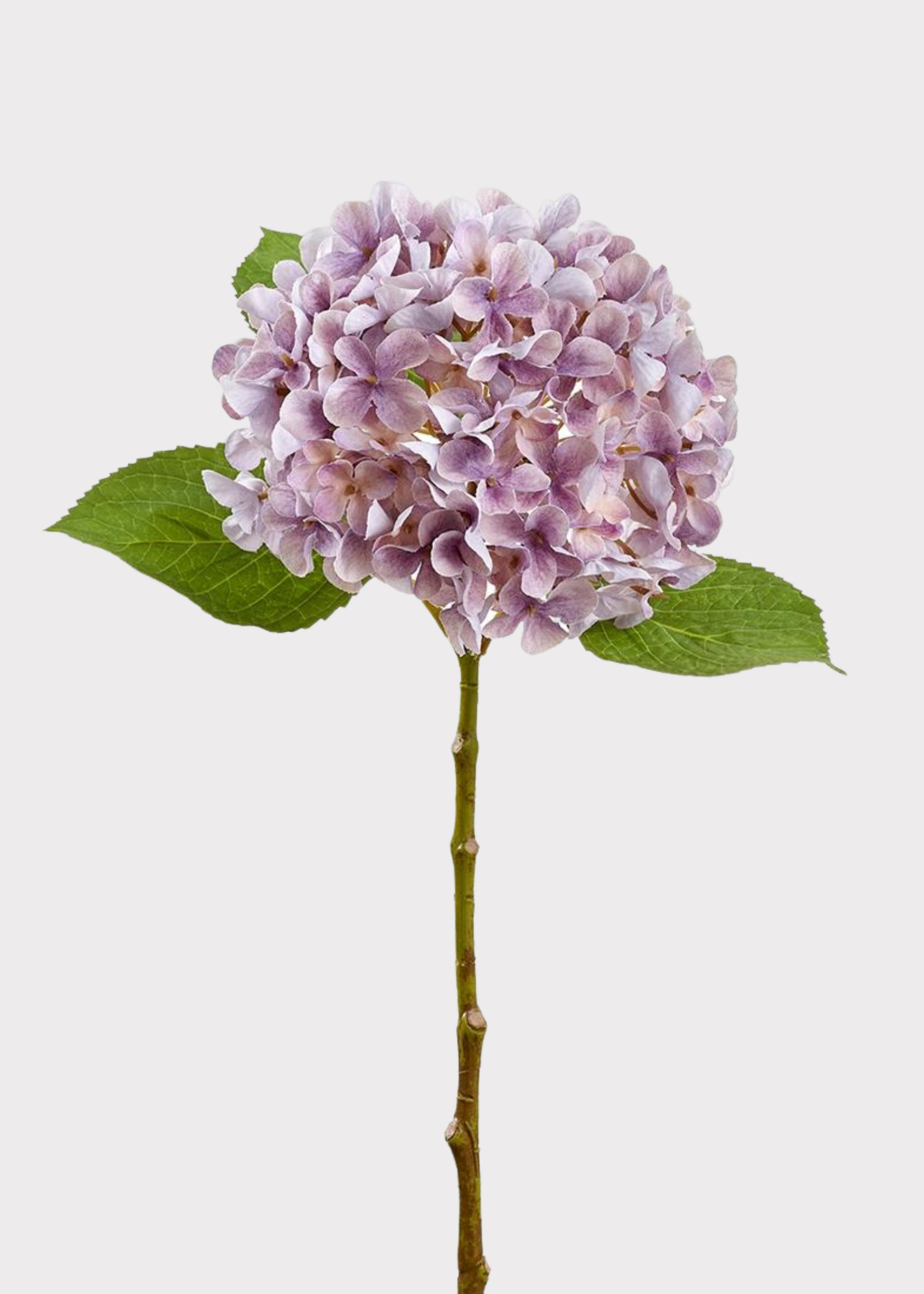 Faux Lavender Hydrangea Stem