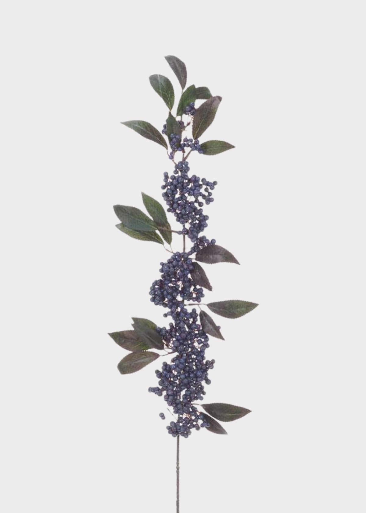 Artificial Berries Hanging Branch in Blue 
