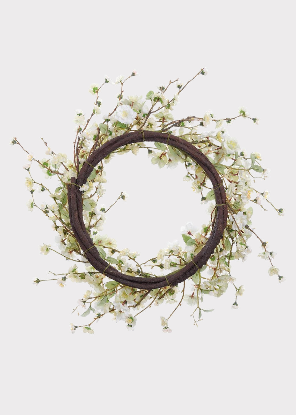 Back of Artificial Cherry Blossom Flower Wreath