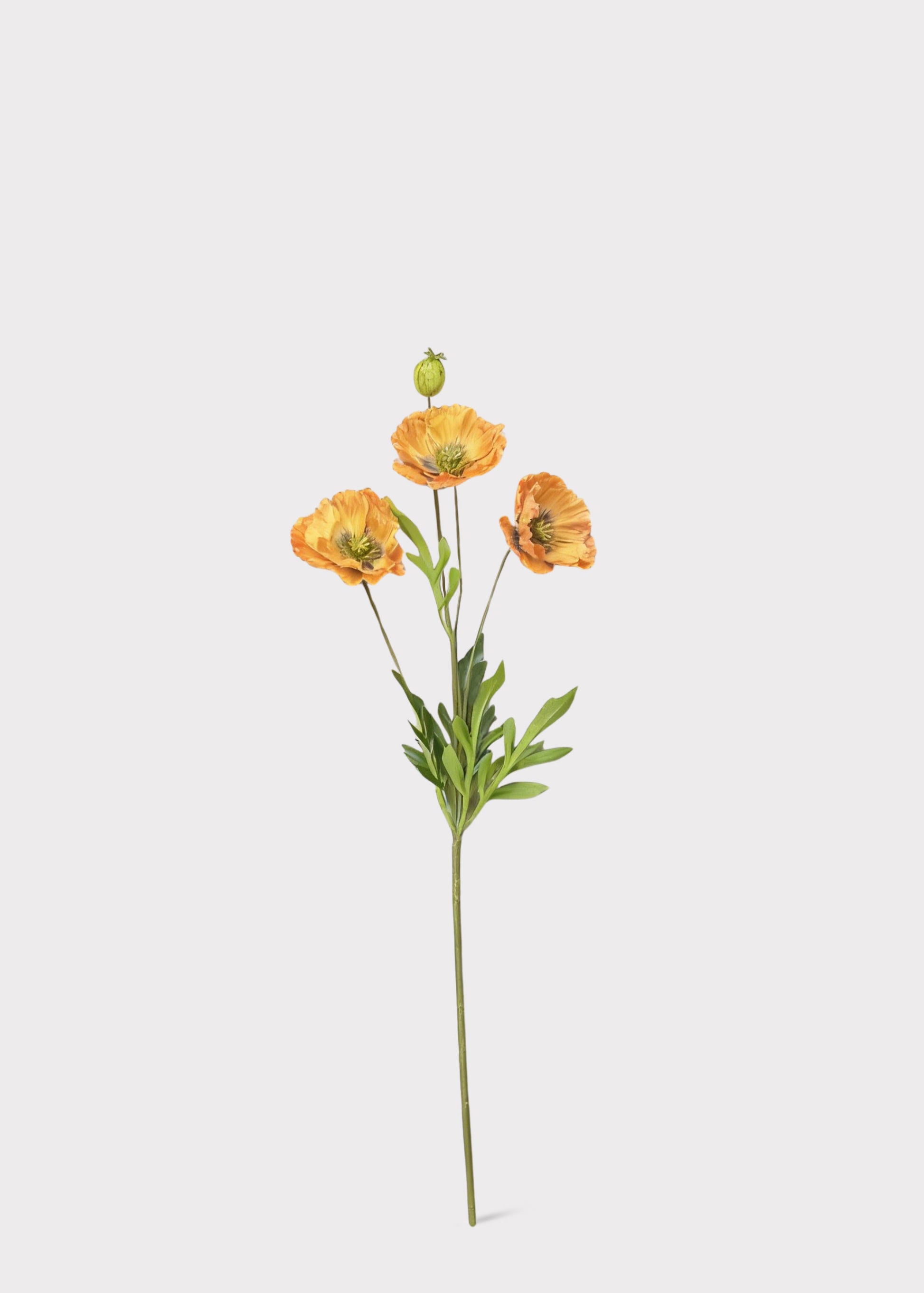 Orange Artificial Poppy