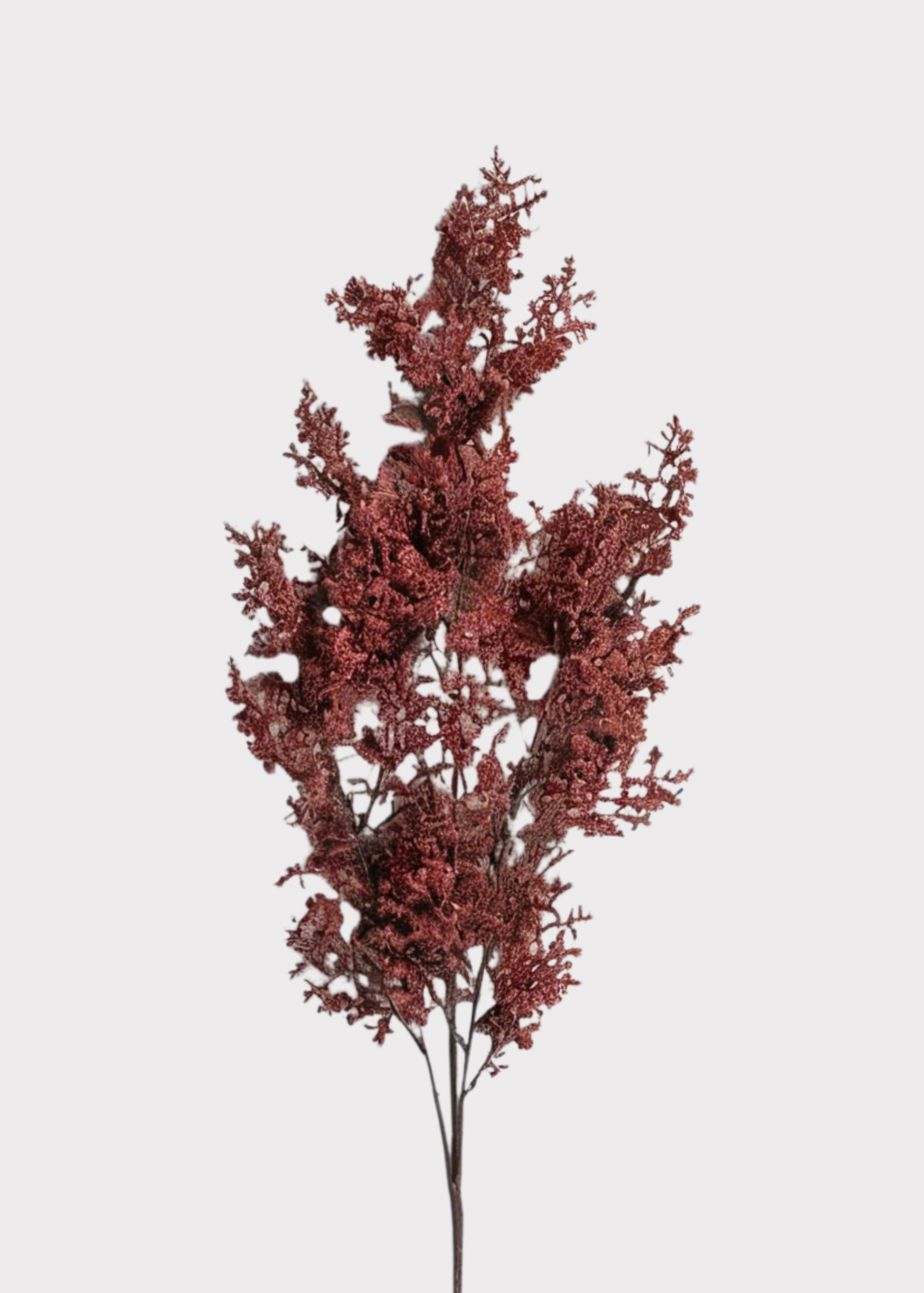 Burgundy Artificial Caspia Flower Branch 