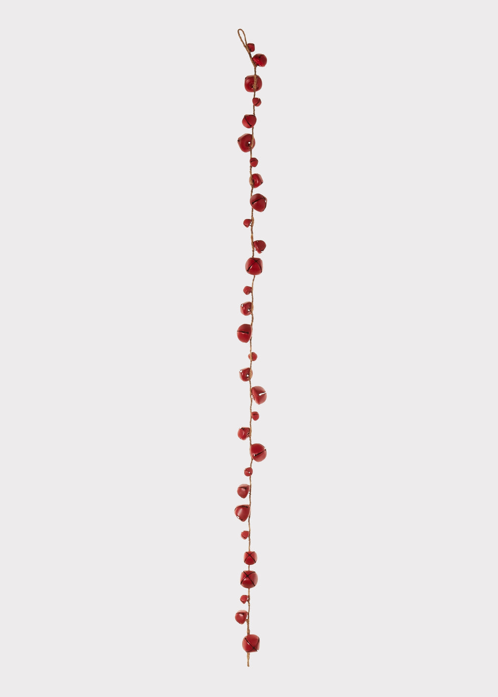 Red Metal Jingle Bell Garland