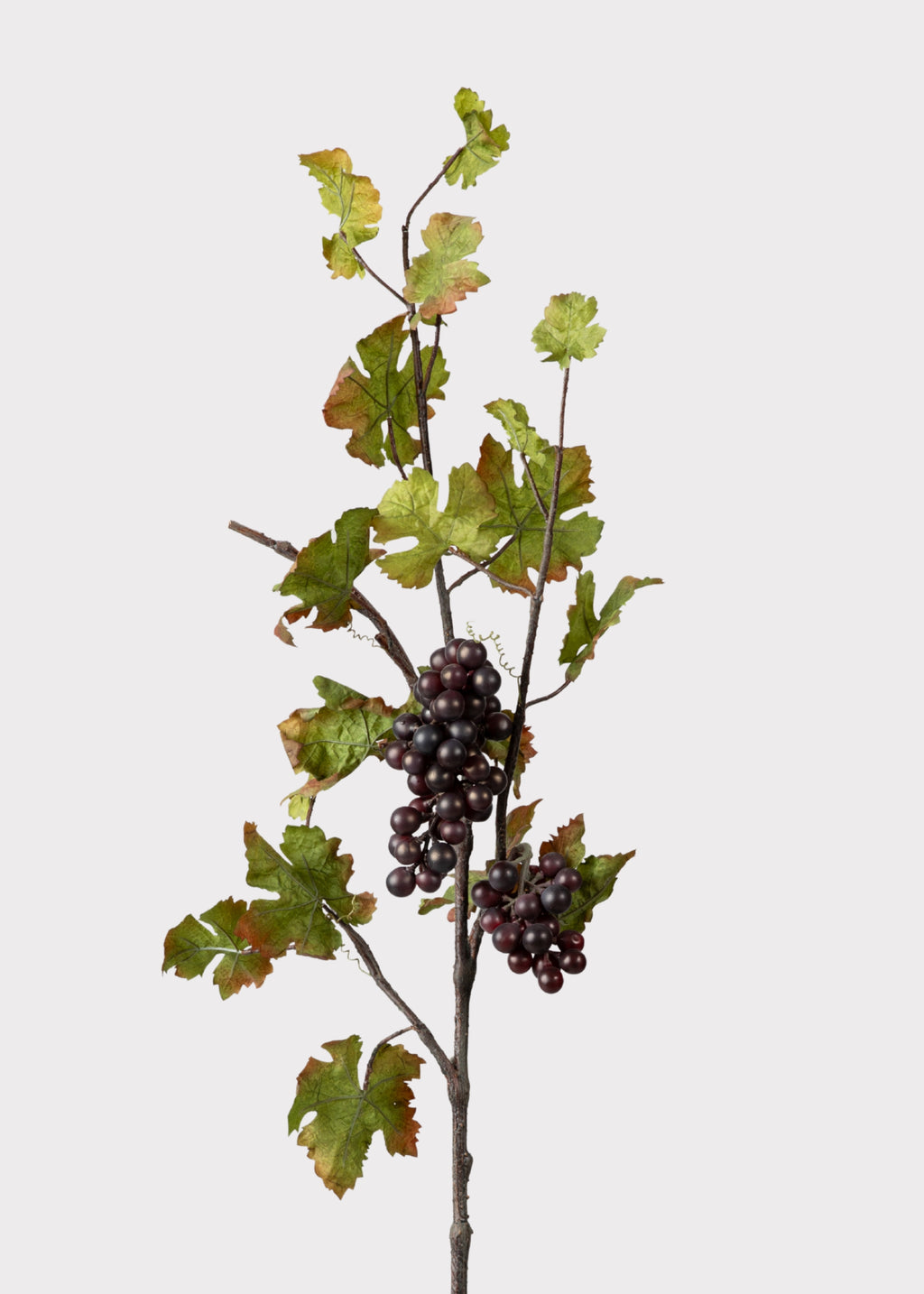 Artificial Grape Branch with Leaves