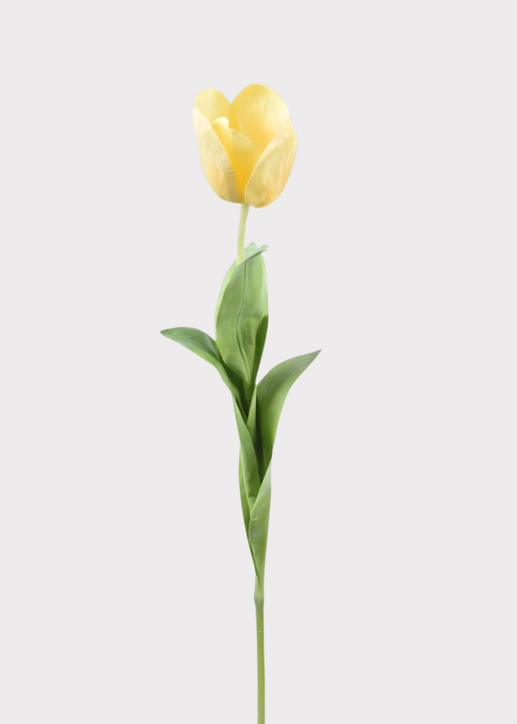 Natural Touch Tulip Faux Flower in Yellow 