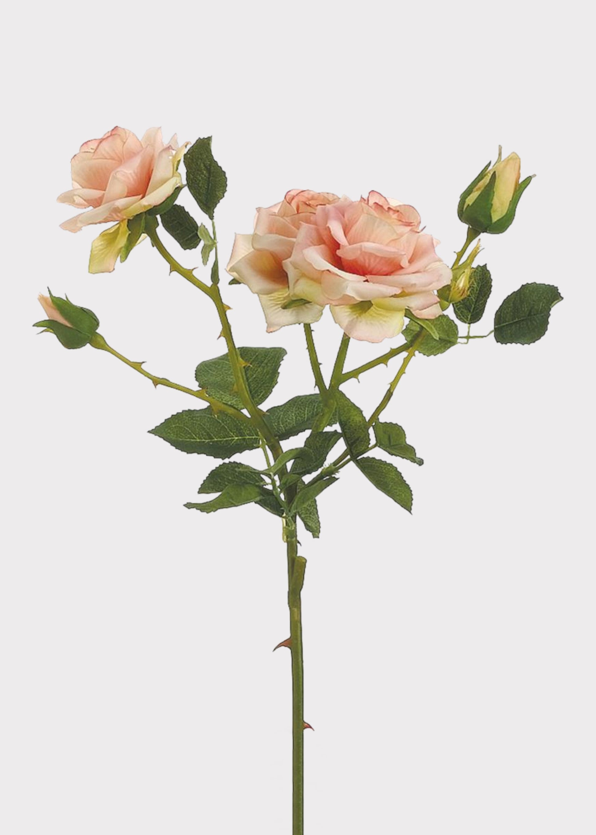 Faux Roses in Salmon Pink