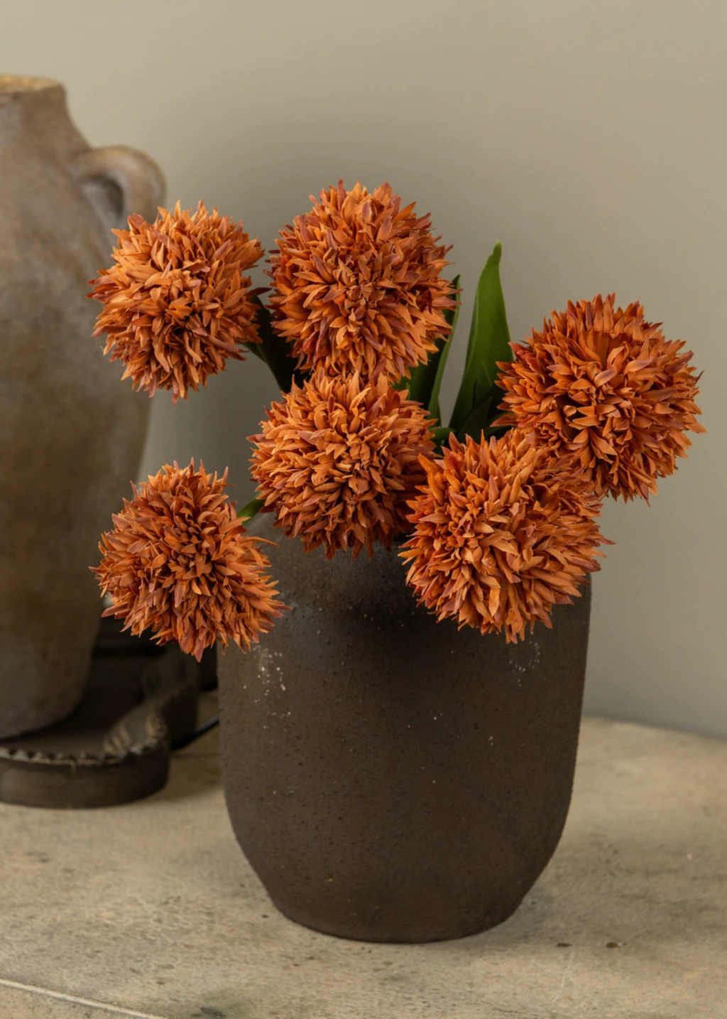 Fall Burnt Orange Mums