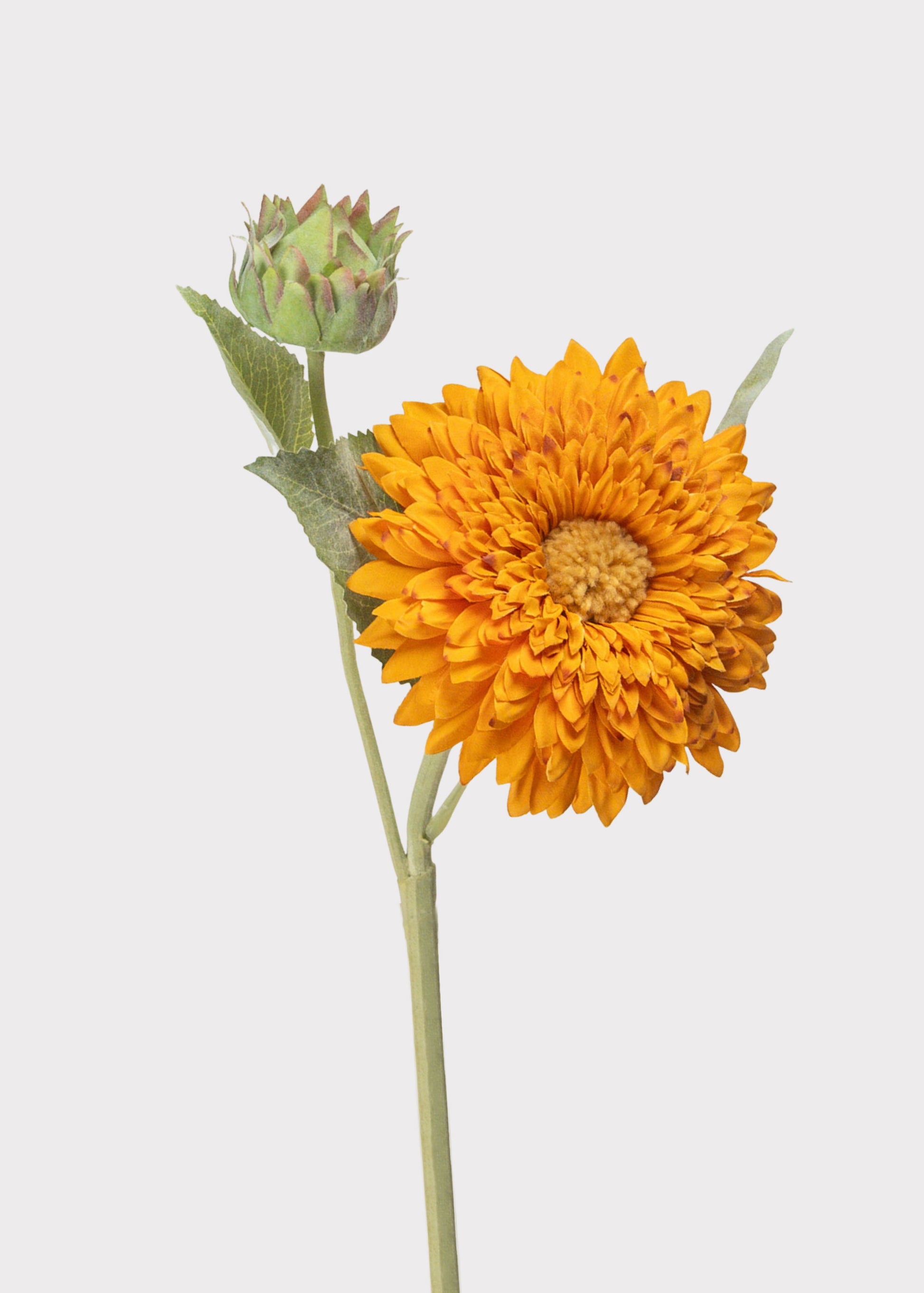 Artificial Sunflower in Autumn Orange